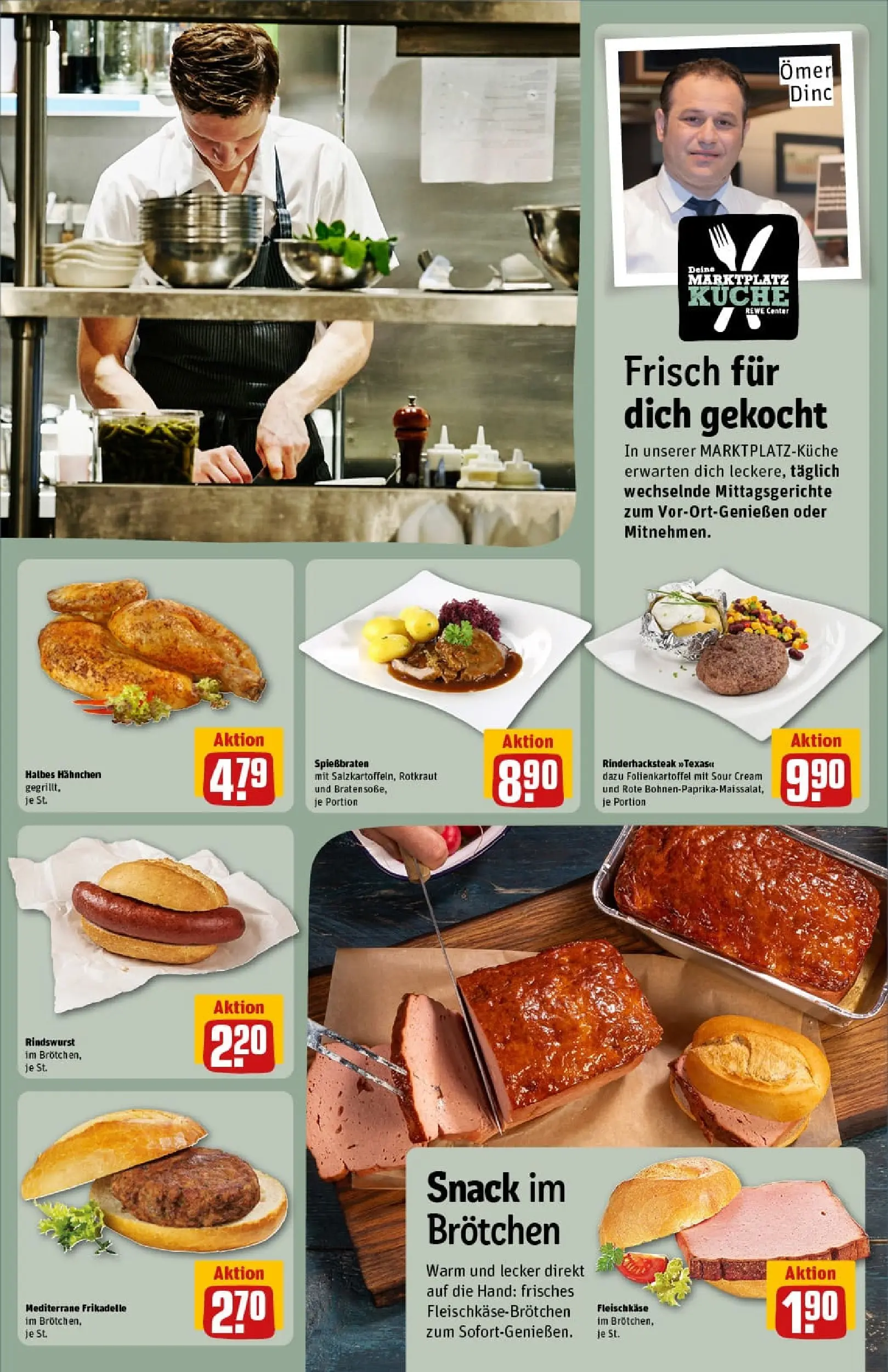 REWE Prospekt ab 19.10.2025 zum Blättern » Angebote | Seite: 15 | Produkte: Hahnchen, Küche
