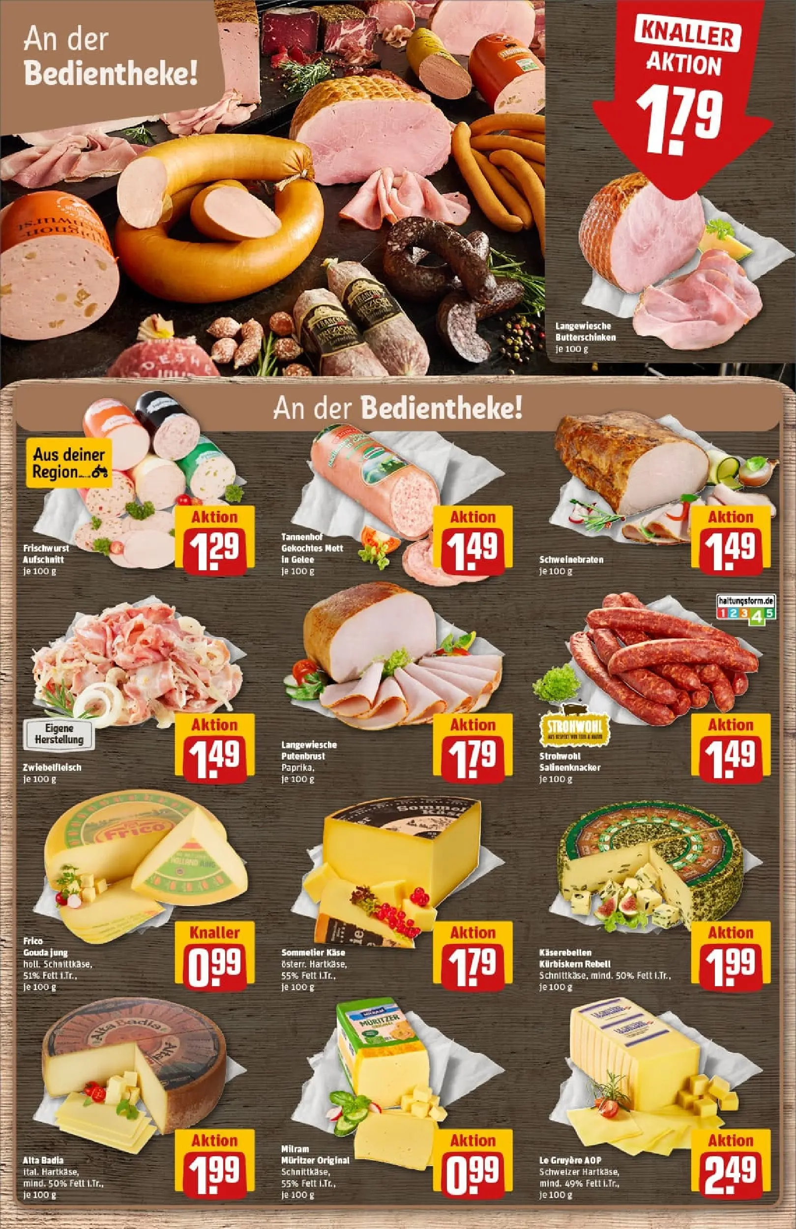 REWE Prospekt ab 19.10.2025 zum Blättern » Angebote | Seite: 12 | Produkte: Käse, Gouda, Milram