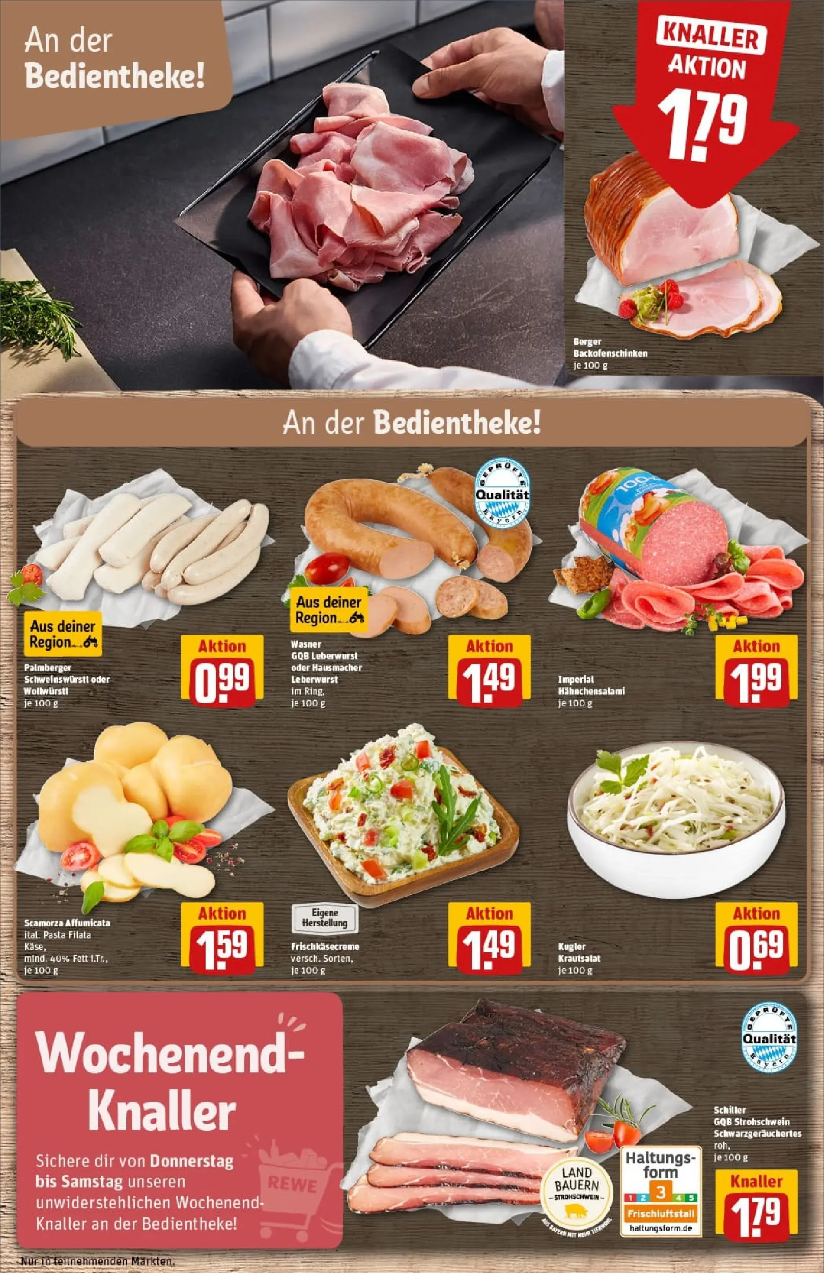 REWE Prospekt ab 19.10.2025 zum Blättern » Angebote | Seite: 13 | Produkte: Käse, Pasta, Salami