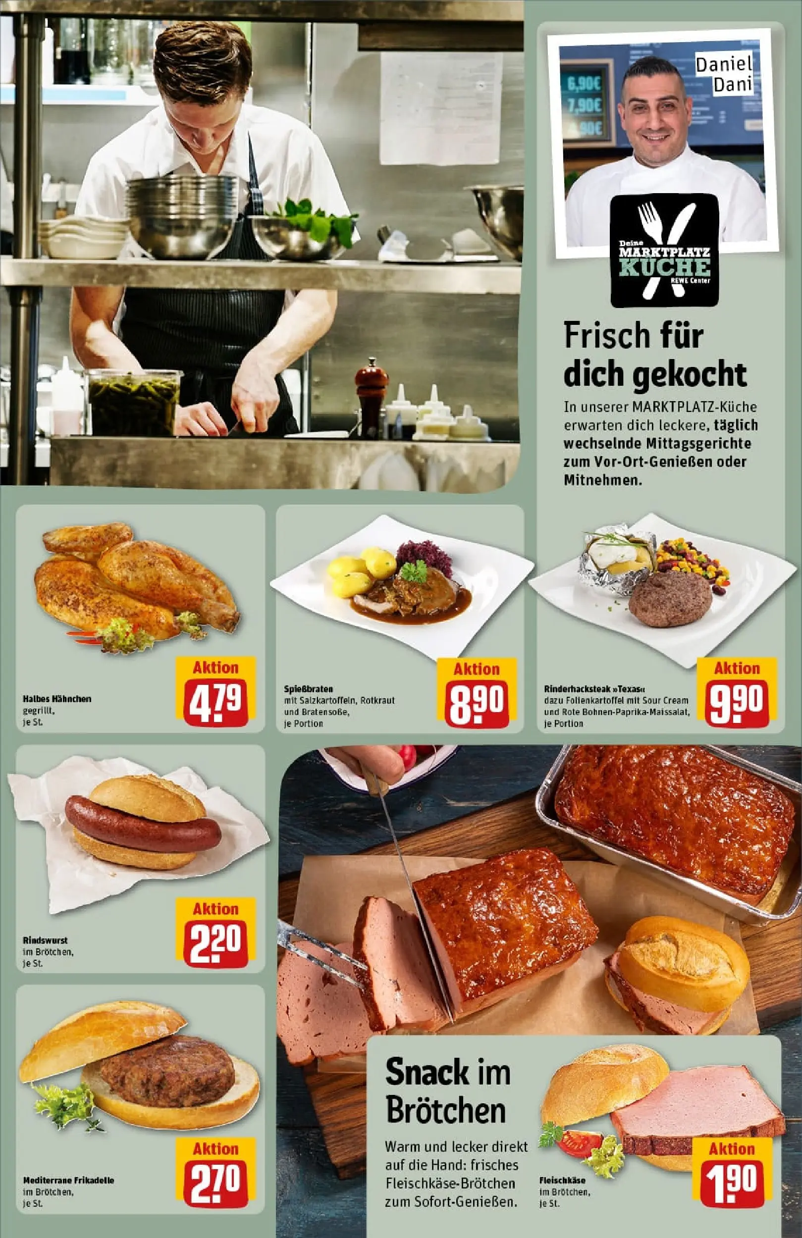REWE Prospekt ab 19.10.2025 zum Blättern » Angebote | Seite: 17 | Produkte: Hahnchen, Küche