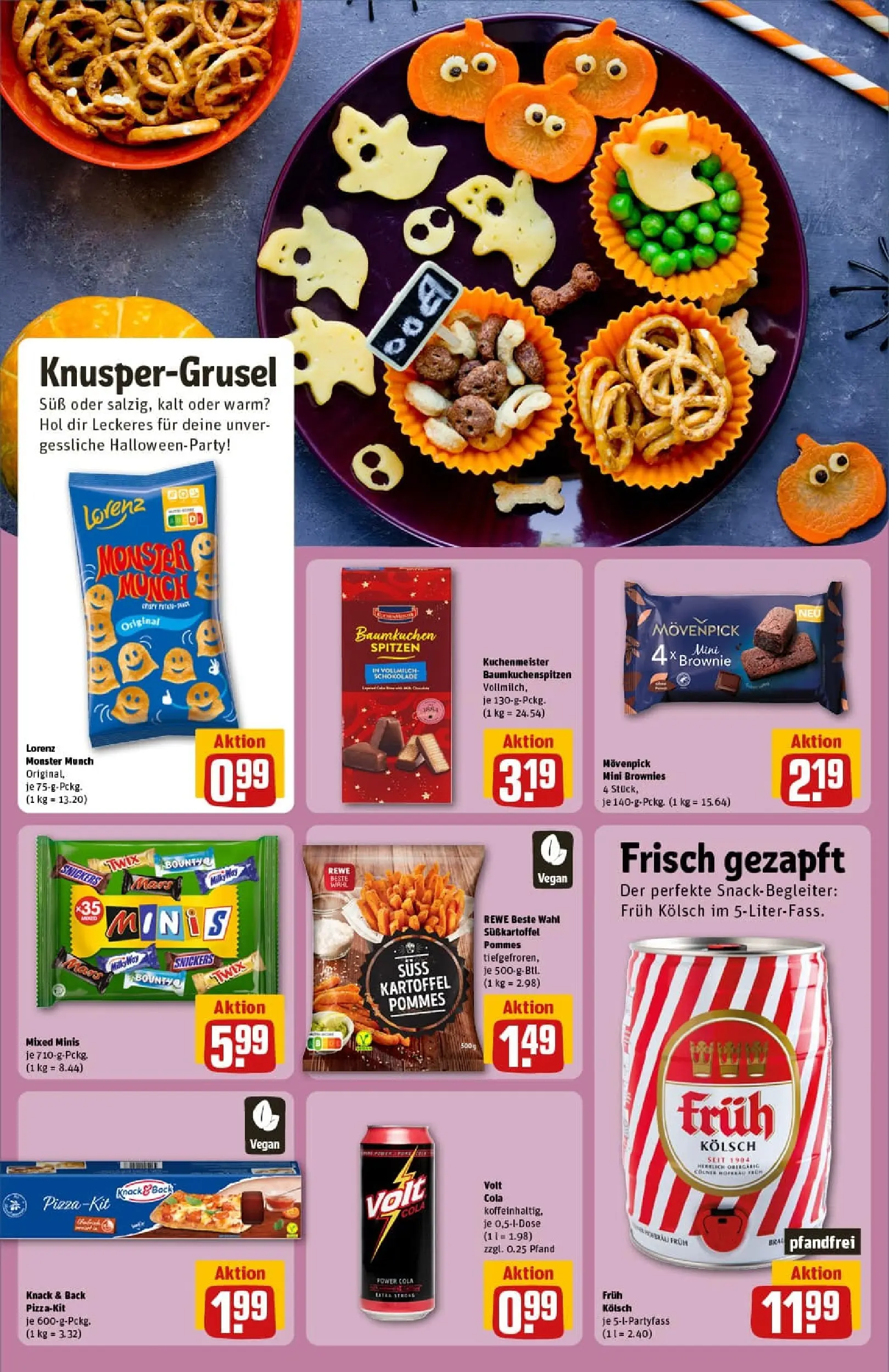 REWE Prospekt ab 19.10.2025 zum Blättern » Angebote | Seite: 18 | Produkte: Cola, Snickers, Twix, Monster