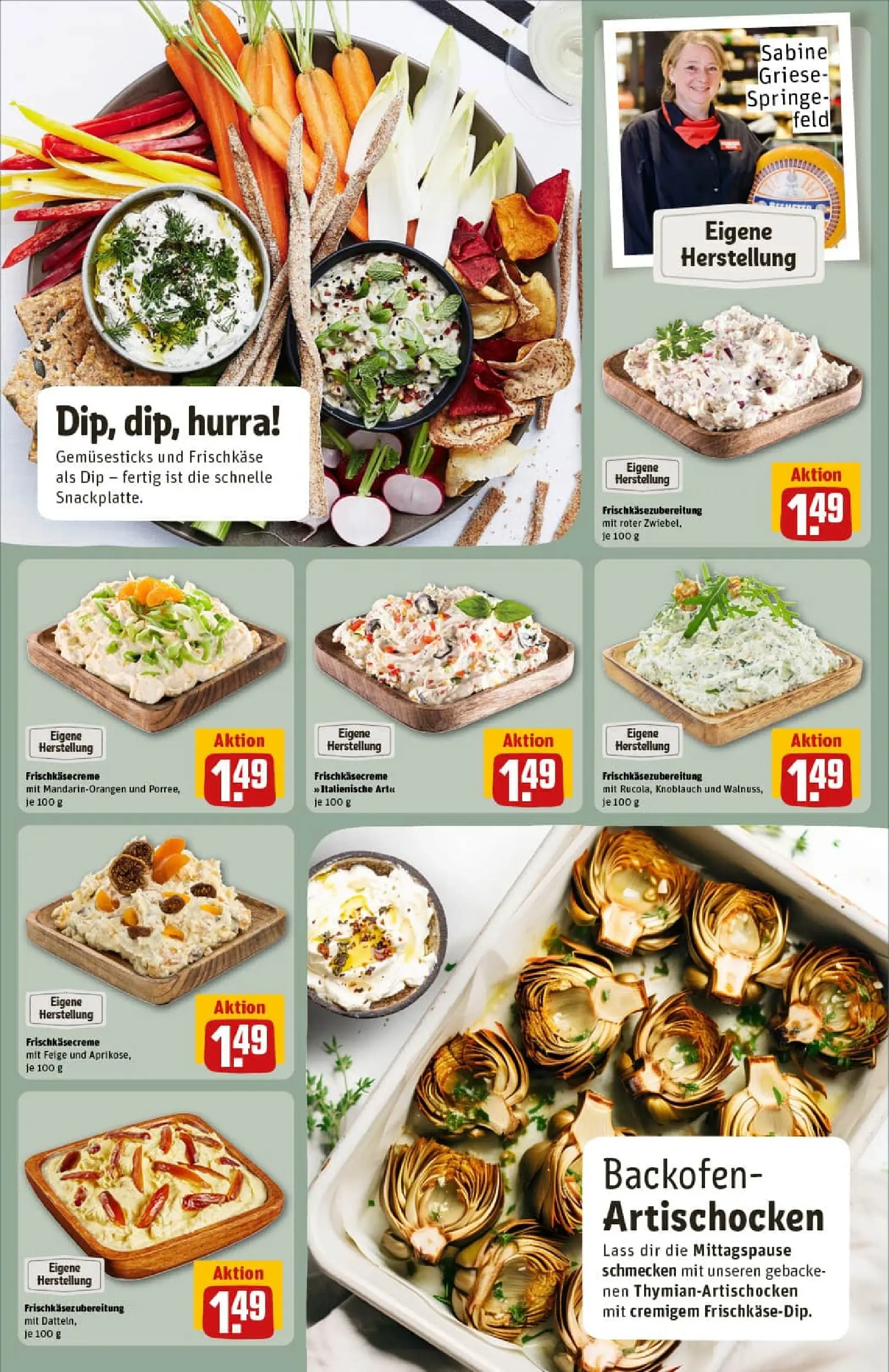 REWE Prospekt ab 19.10.2025 zum Blättern » Angebote | Seite: 15 | Produkte: Knoblauch, Backofen, Frischkase