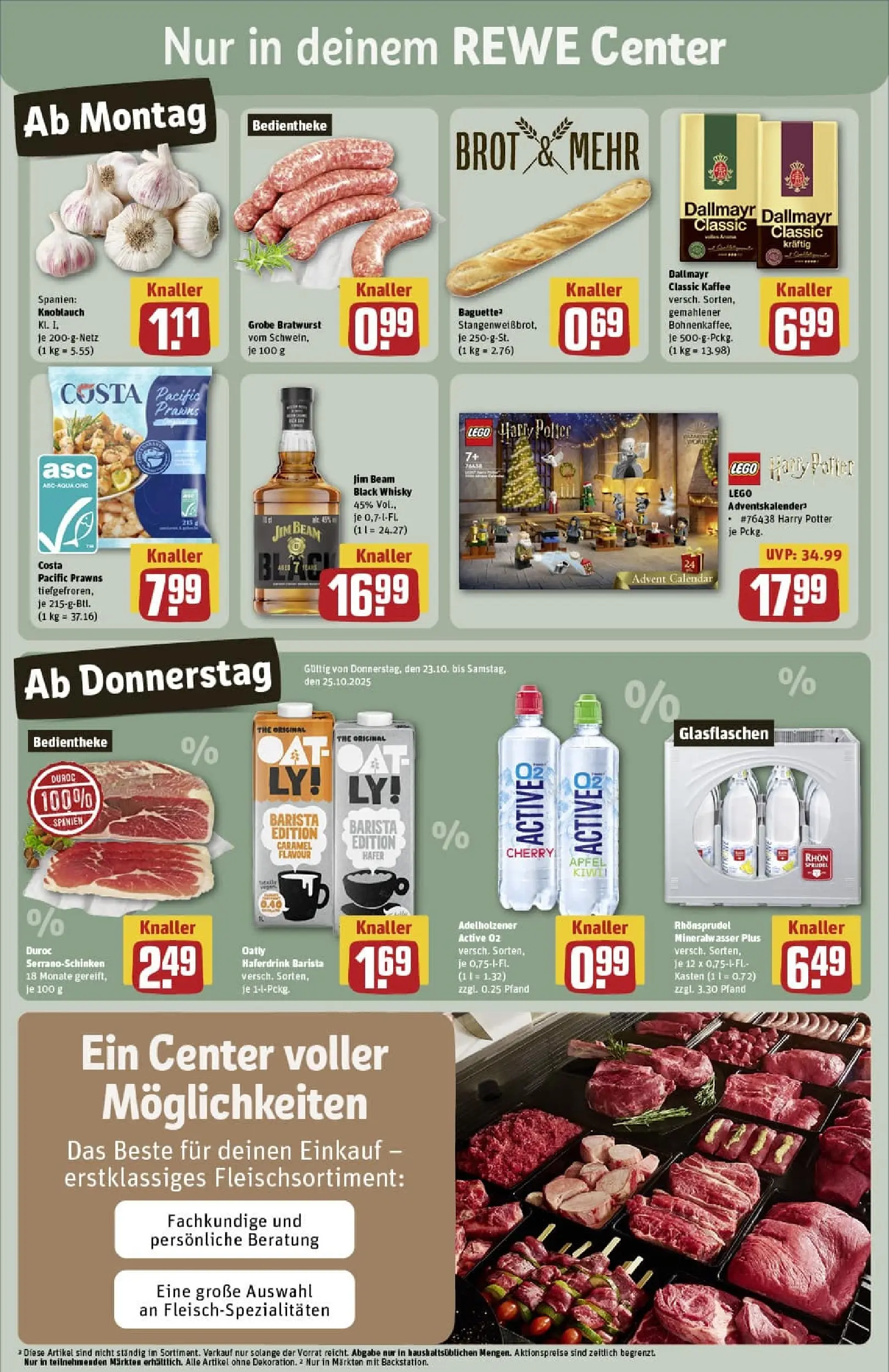 REWE Prospekt ab 19.10.2025 zum Blättern » Angebote | Seite: 5 | Produkte: Whisky, Oatly, Brot, Rhonsprudel