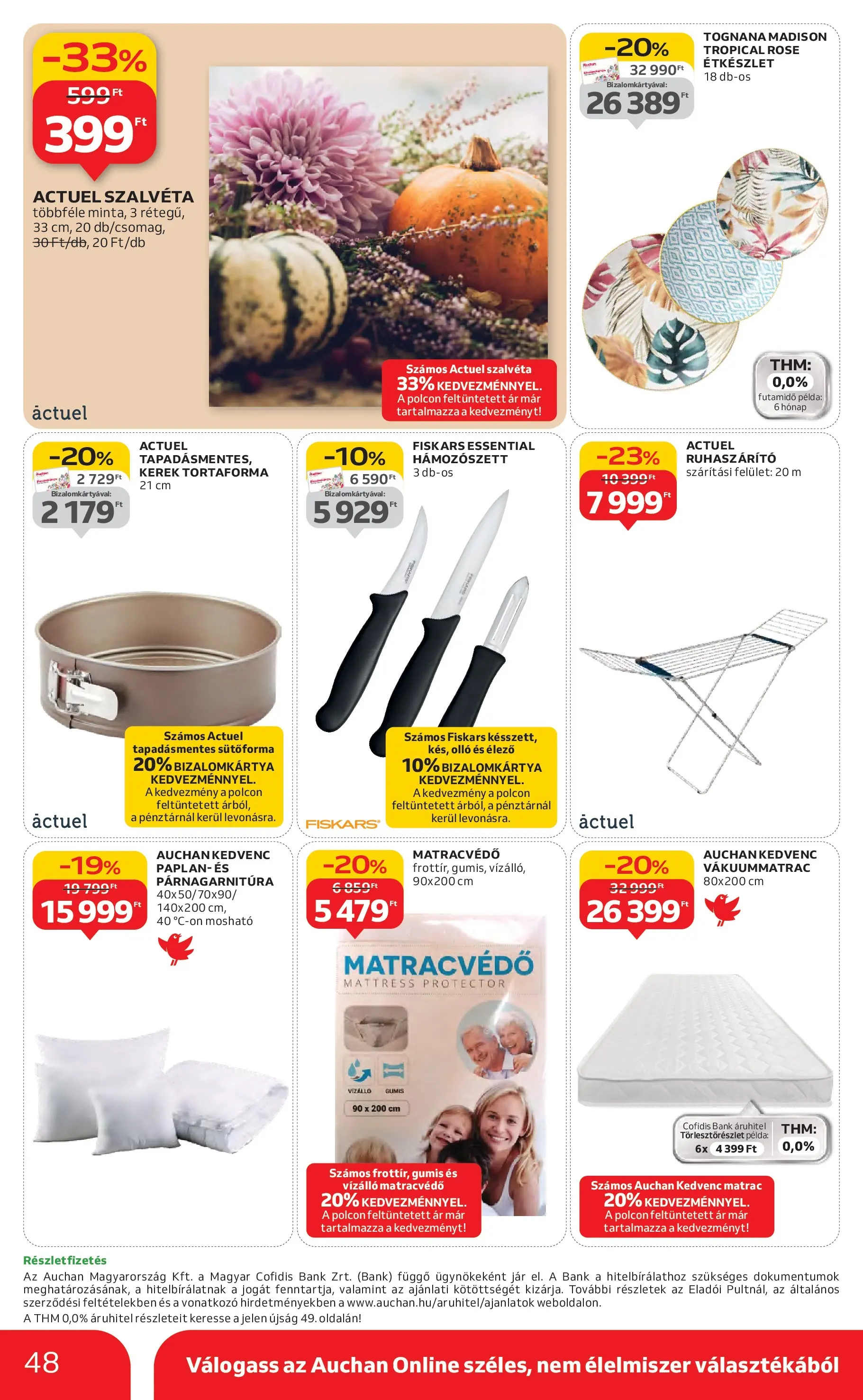 Akciós újság új Auchan - 2025.10.16. -tól/töl ⏳ | Oldal: 48 | Termékek: Paplan, Tortaforma, Étkészlet, Ruhaszárító Auchan Akciós újság Székesfehérvár - 2025.10.16. -tól/töl > akció, lapozható szórólap 🛍️ | Oldal: 48 | Termékek: Paplan, Tortaforma, Étkészlet, Ruhaszárító