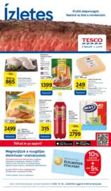 Tesco újság érvényessége 2025.10.22-ig