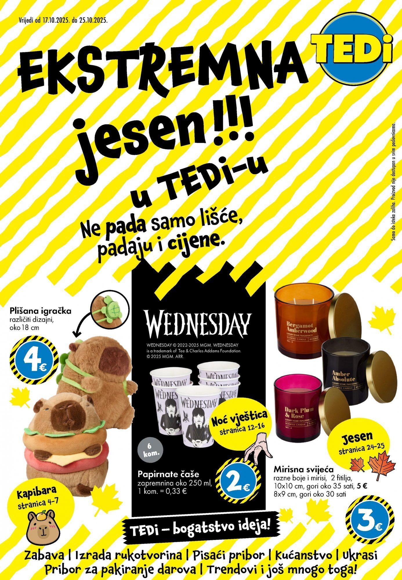 TEDi - TEDi katalog do 25.10.2025 novi od 16.10.2025 na listanje > letak digitalni | Stranica: 1 | Proizvodi: Čaše