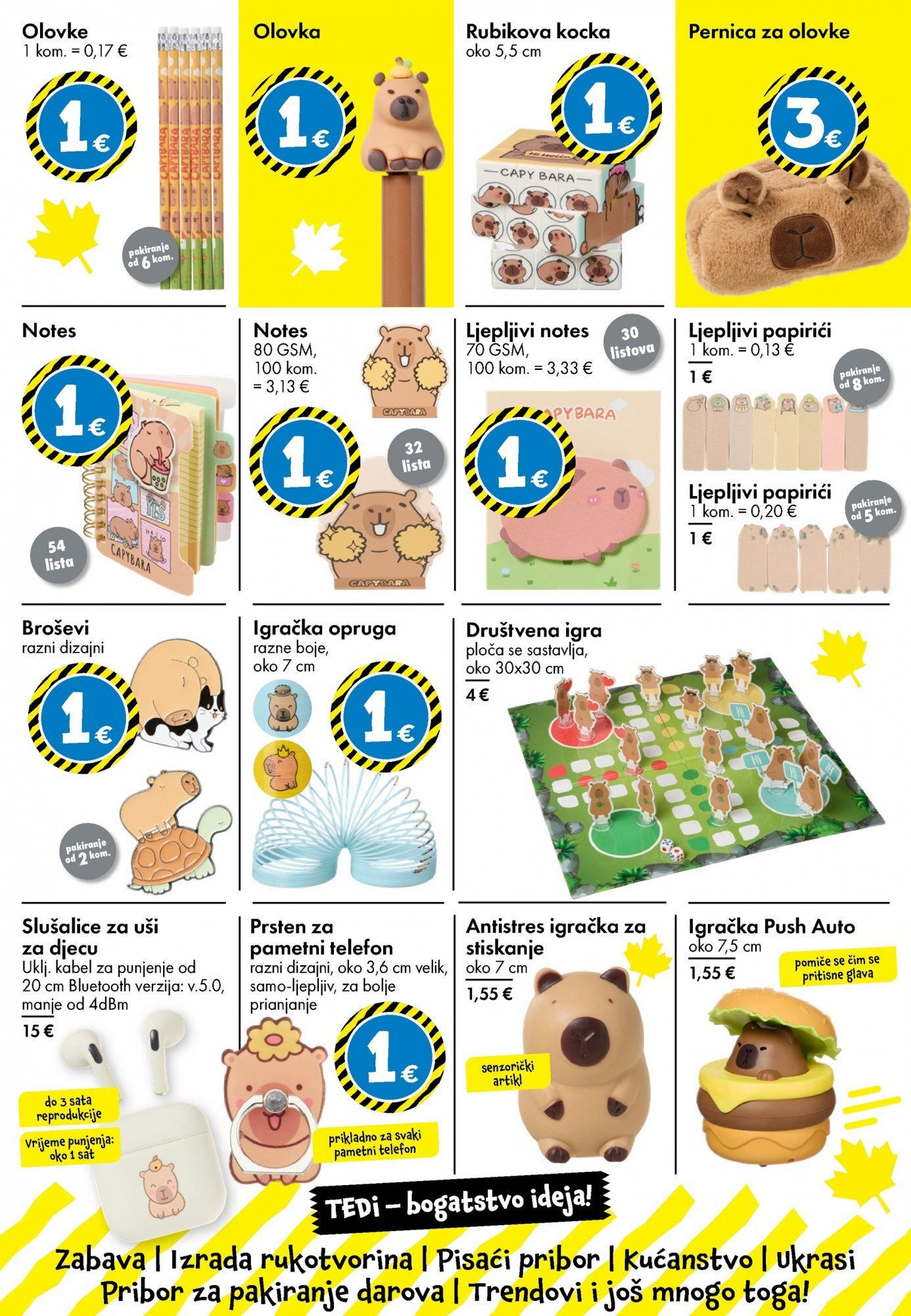 TEDi - TEDi katalog do 25.10.2025 novi od 16.10.2025 na listanje > letak digitalni | Stranica: 5 | Proizvodi: Slušalice, Kabel, Igra, Prsten