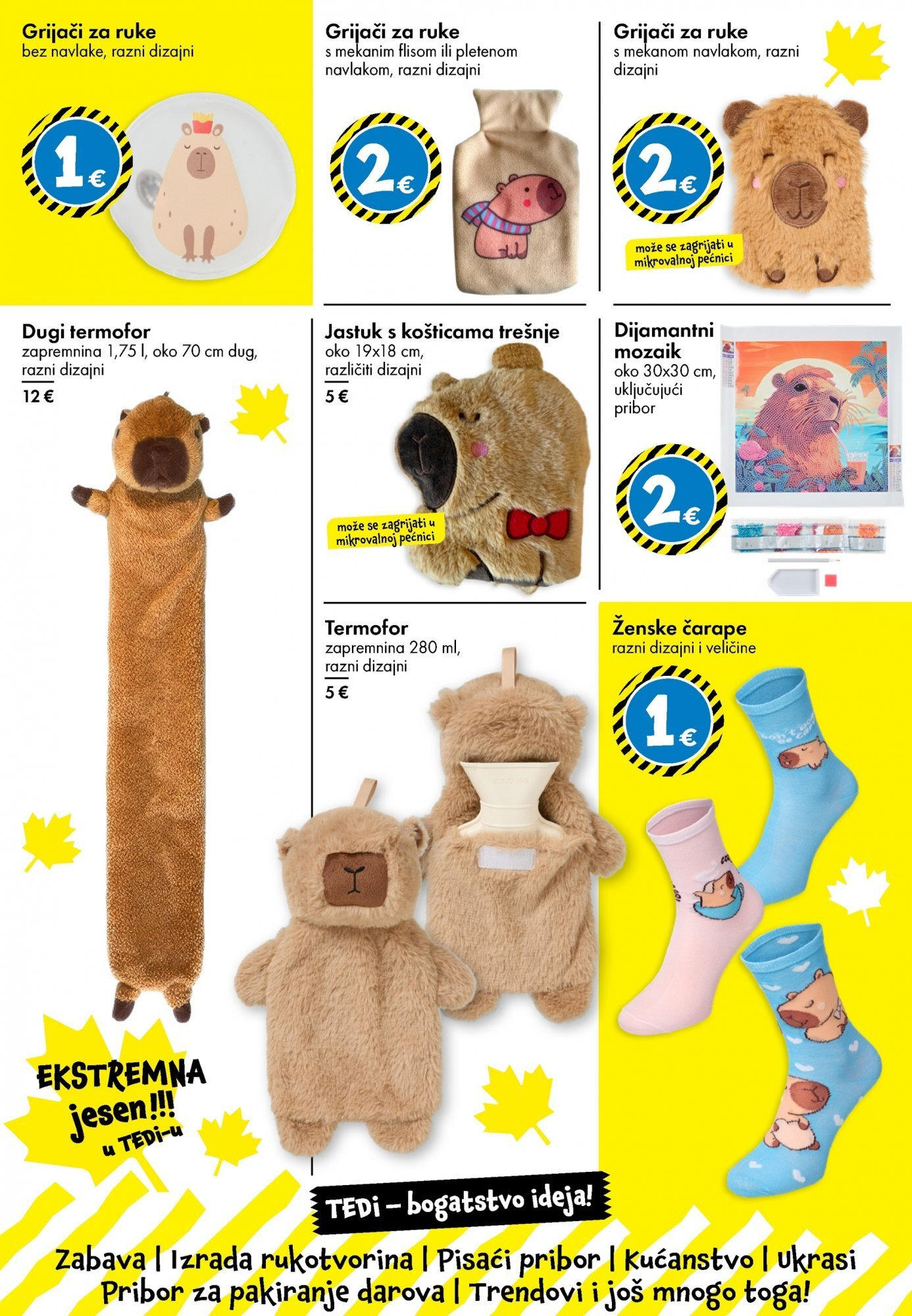 TEDi - TEDi katalog do 25.10.2025 novi od 16.10.2025 na listanje > letak digitalni | Stranica: 6 | Proizvodi: Jastuk, Čarape