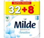 Kaufland хипермаркет Milde тоал. Хартия 3 пластова, 32+8бр. - до 19-10-25