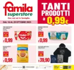 Famila Superstore Tanti prodotti a 0.99€ - al 29.10.2025