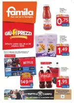 Famila Market Giu i prezzi - al 29.10.2025