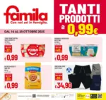 Famila Tanti prodotti a 0.99€ - al 29.10.2025