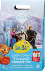 SauBär Geschenkset Kinder Winterzauber Badespaß-Wundertüte Frozen 5tlg
