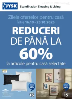 Ofertele JYSK valabile de la 16.10.2025