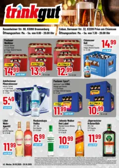 Trinkgut - trinkgut: Wochenangebote ab 19.10.2025 gültig