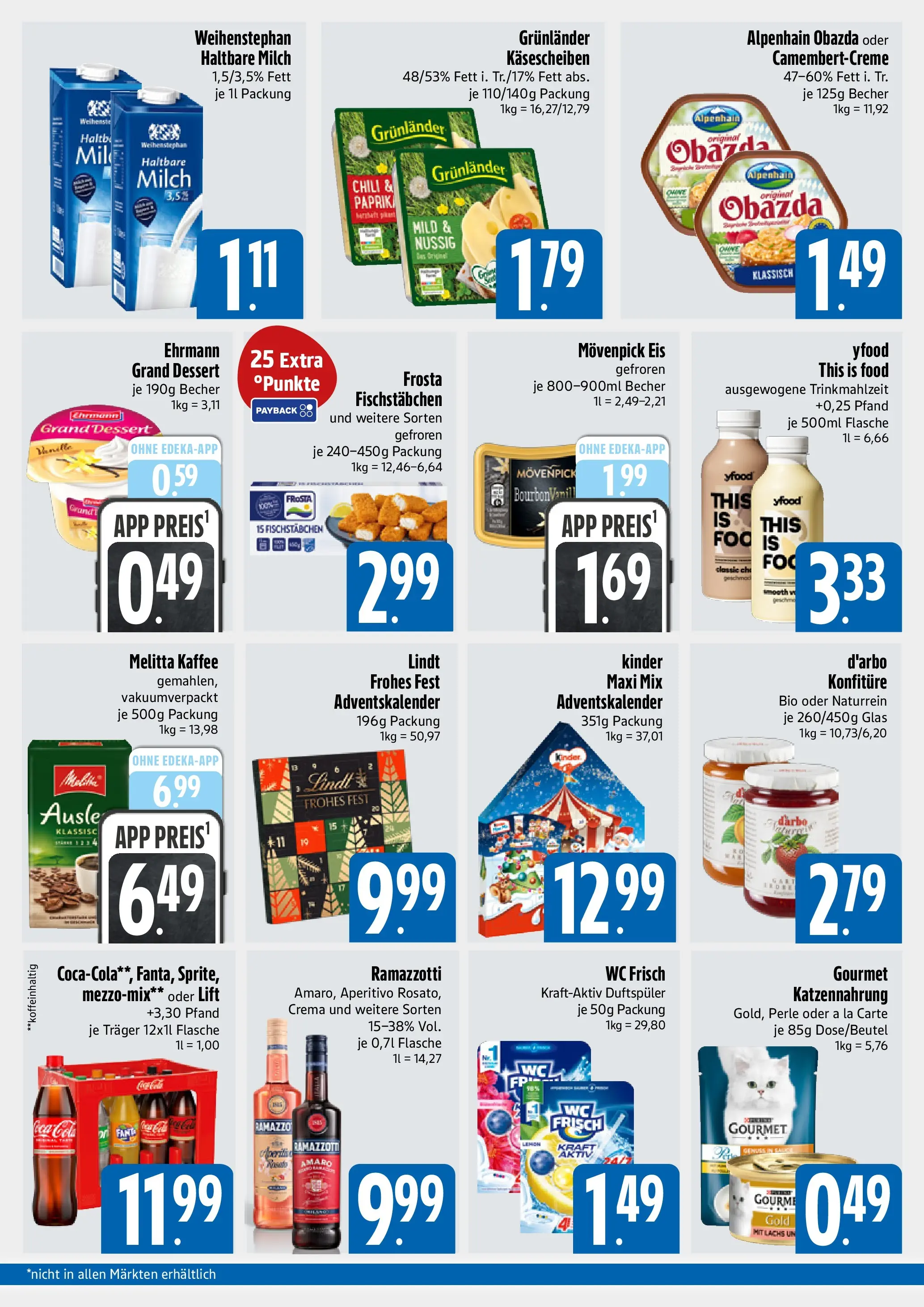Edeka prospekt München	 (ab 19.10.2025) » Angebote Online | Seite: 2 | Produkte: Frosta, Wc frisch, Lindt, Ramazzotti