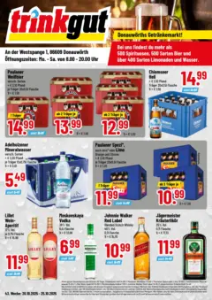 Trinkgut - trinkgut: Wochenangebote ab 19.10.2025 gültig