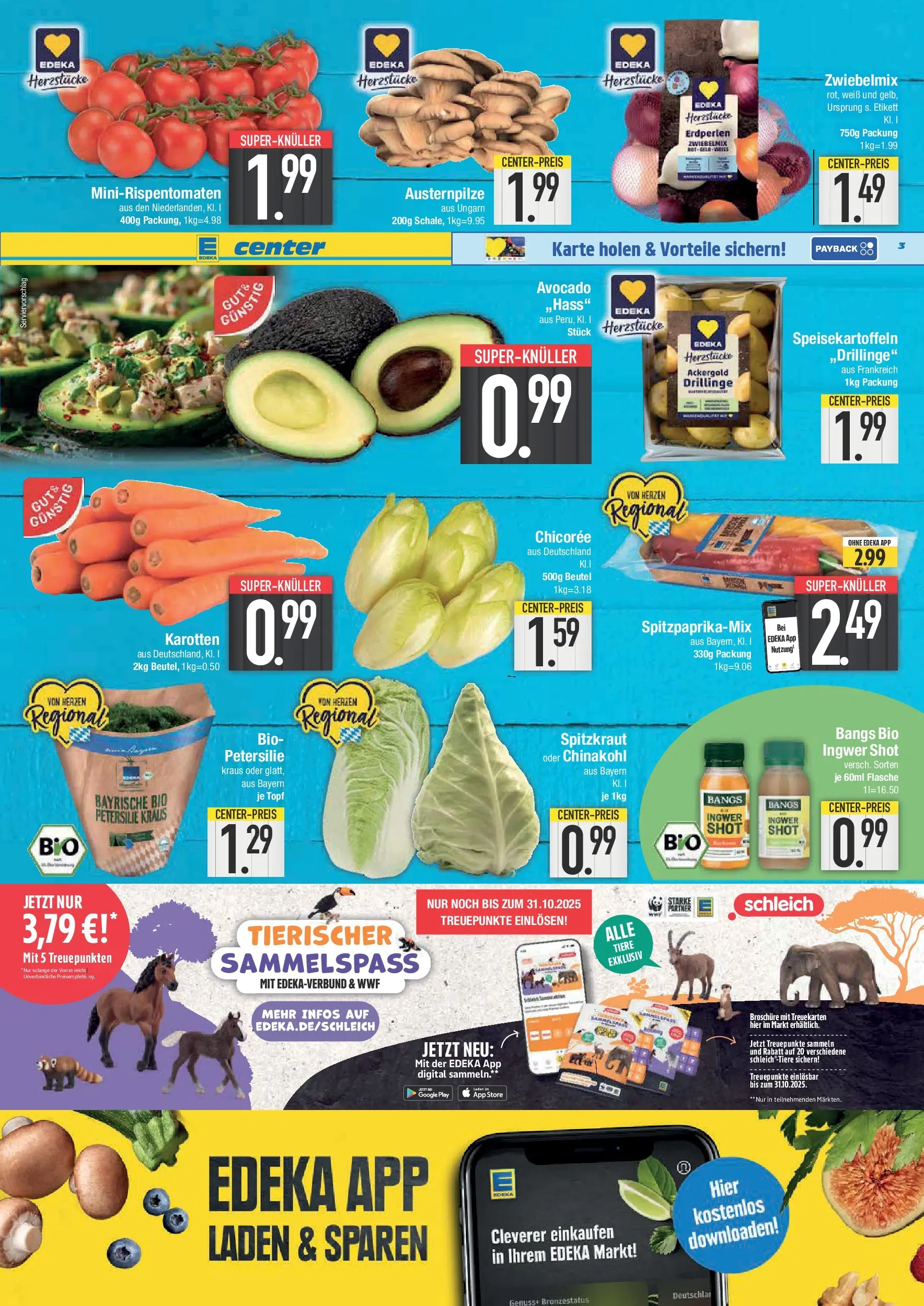 Edeka prospekt Piding	 (ab 19.10.2025) » Angebote Online | Seite: 3 | Produkte: Avocado, Chinakohl, Petersilie