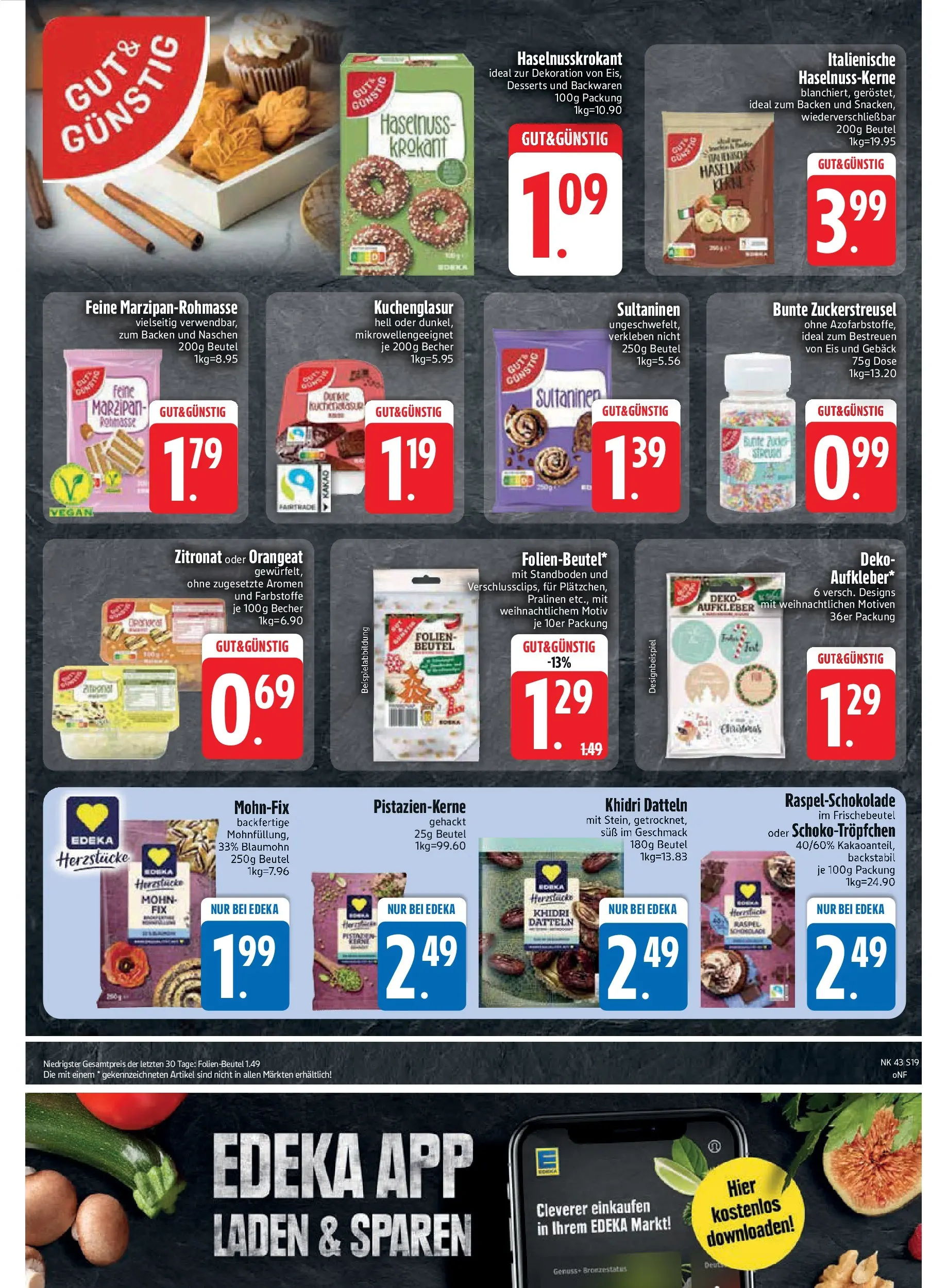 Edeka prospekt Asbach-Bäumenheim	 (ab 19.10.2025) » Angebote Online | Seite: 19 | Produkte: Eis