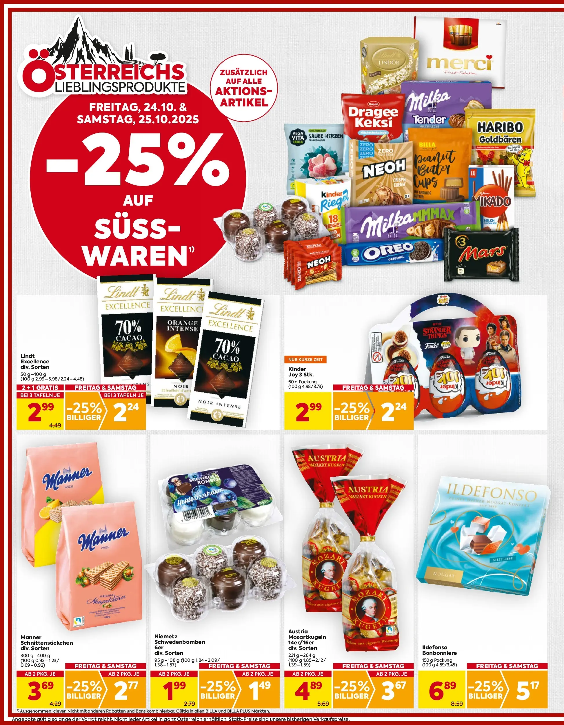 Billa - BILLA: Flugblatt gültig bei BILLA & BILLA PLUS ab 22.10.2025 - Angebote, Prospekt | Seite: 2 | Produkte: Milch, Butter
