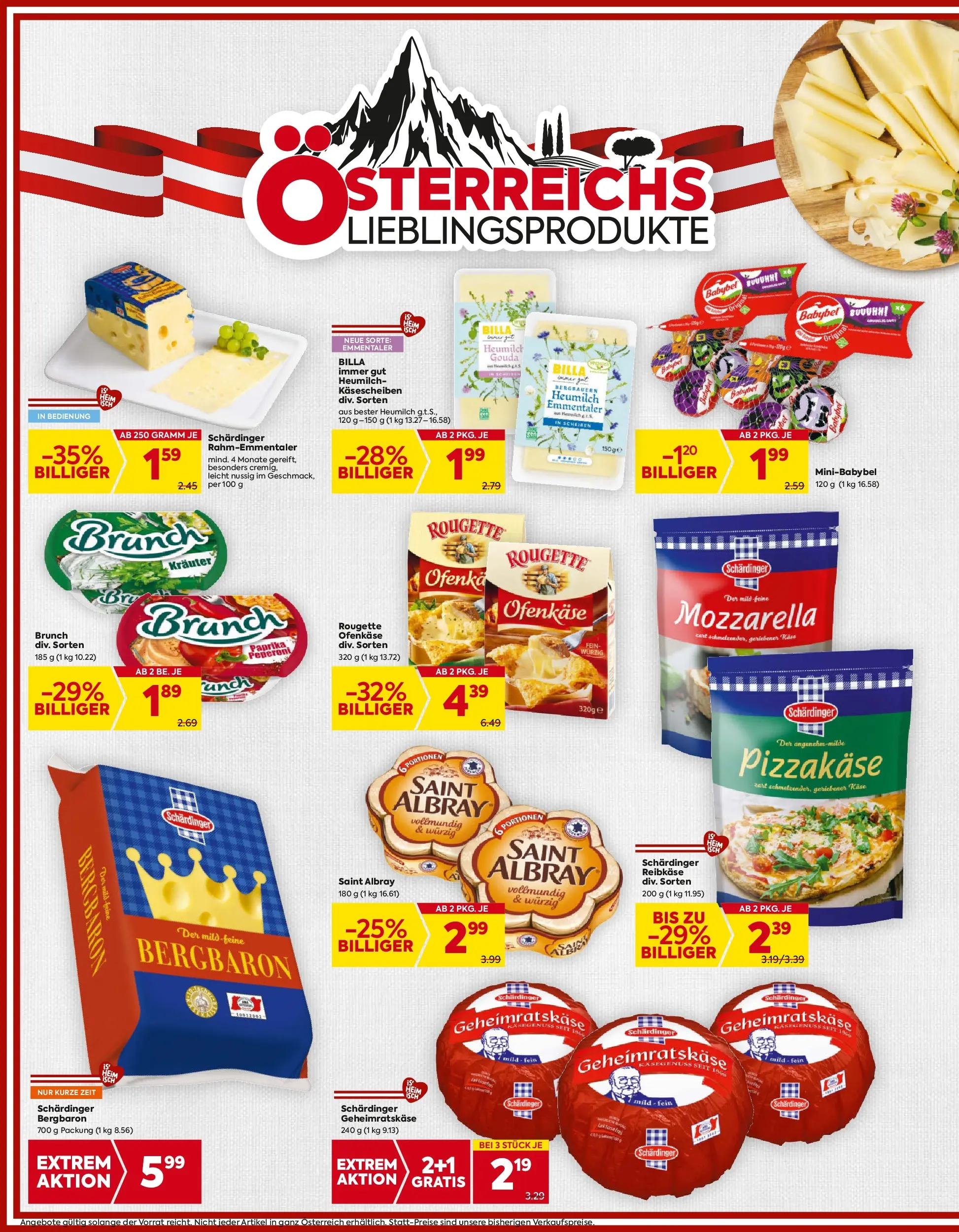 Billa - BILLA: Flugblatt gültig bei BILLA & BILLA PLUS ab 22.10.2025 - Angebote, Prospekt | Seite: 6 | Produkte: Käse