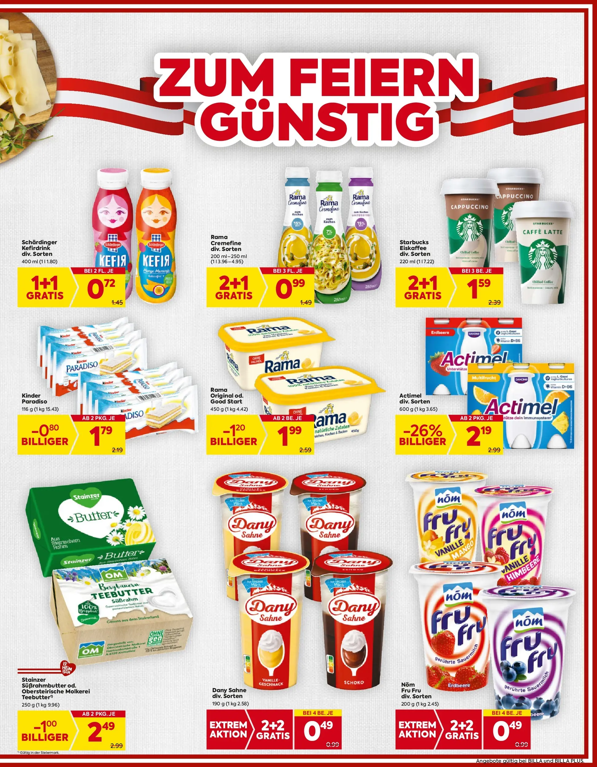 Billa - BILLA: Flugblatt gültig bei BILLA & BILLA PLUS ab 22.10.2025 - Angebote, Prospekt | Seite: 7 | Produkte: Sahne, Mango, Milch, Butter