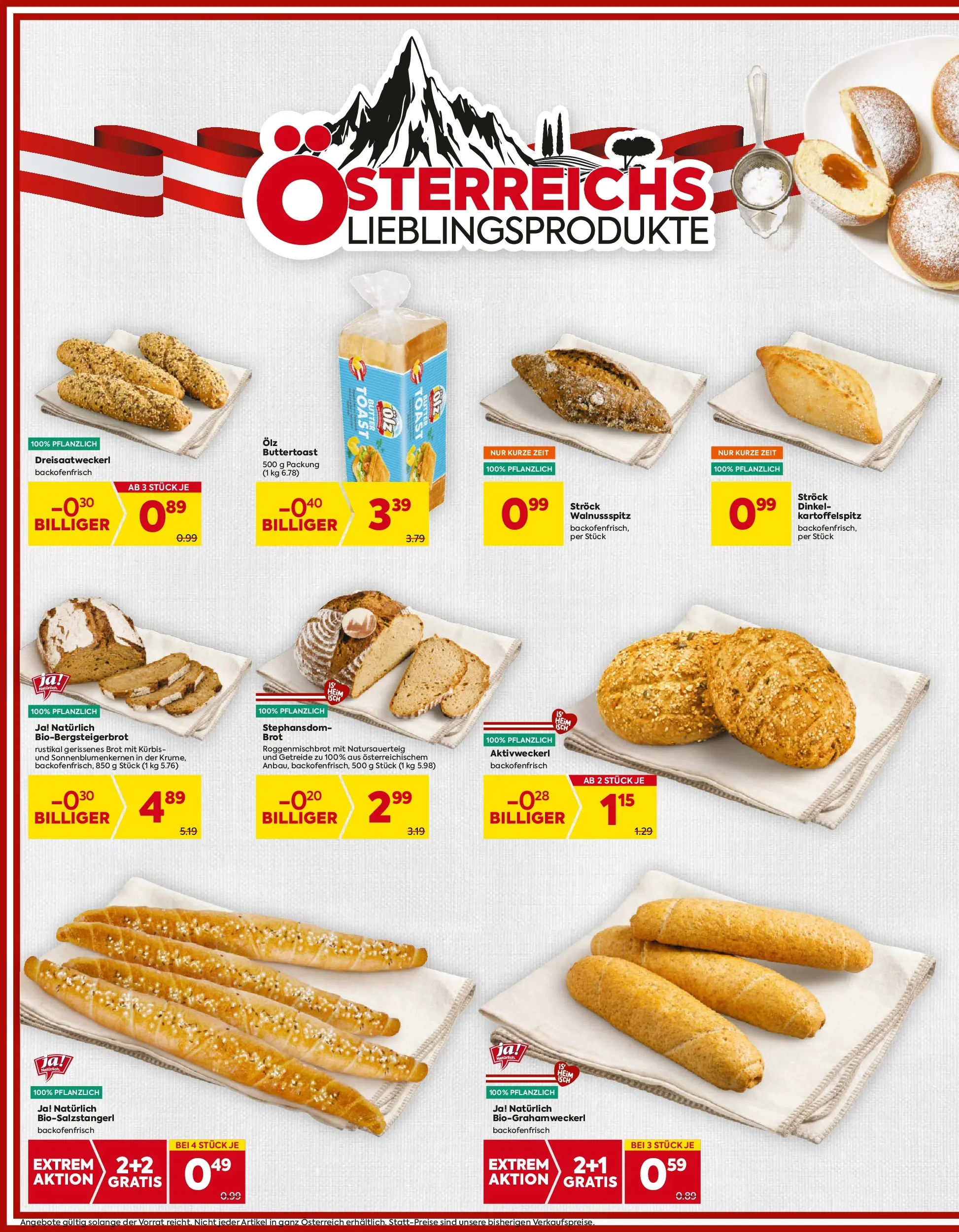 Billa - BILLA: Flugblatt gültig bei BILLA & BILLA PLUS ab 22.10.2025 - Angebote, Prospekt | Seite: 8 | Produkte: Getreide, Kürbis, Butter, Brot