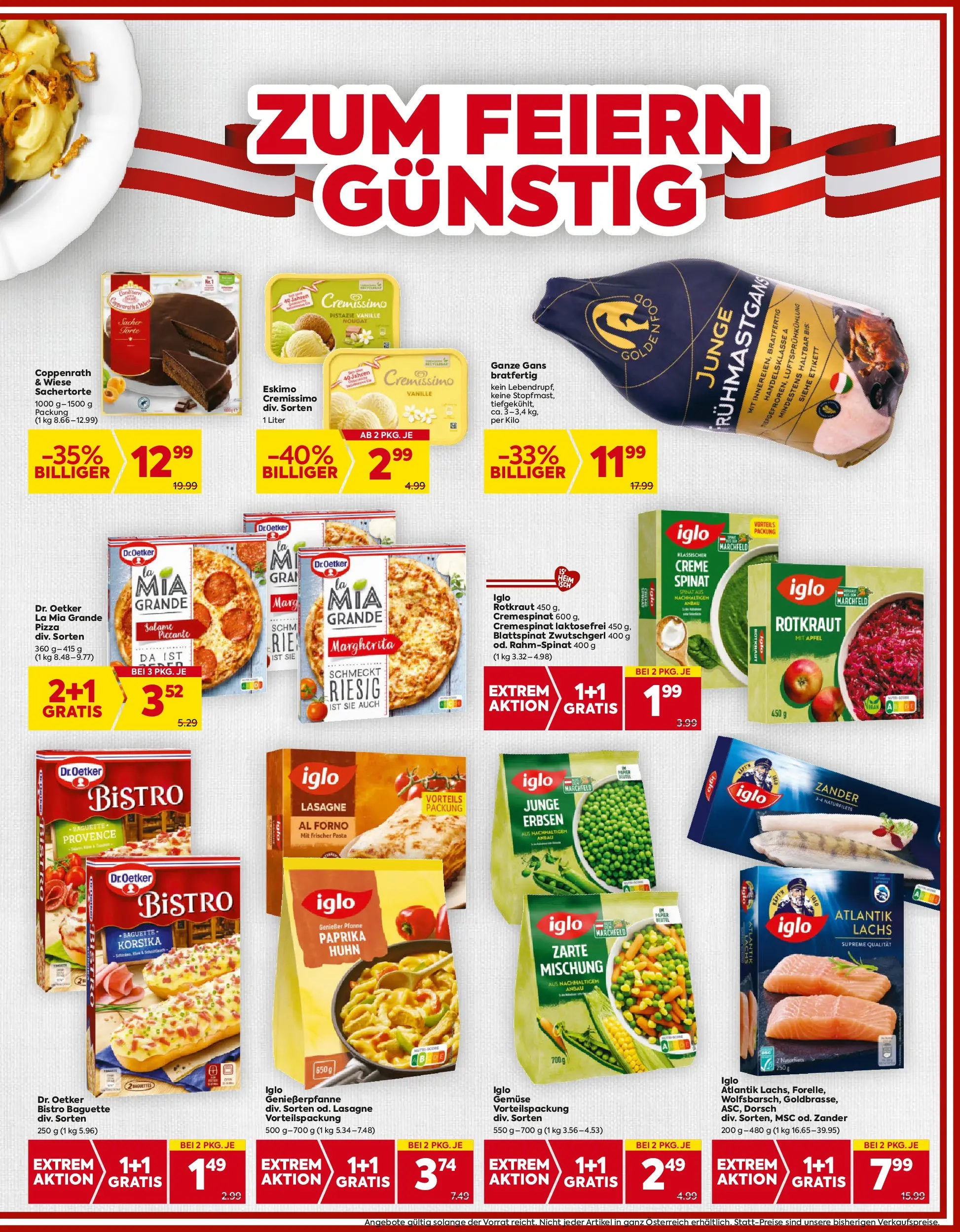 Billa - BILLA: Flugblatt gültig bei BILLA & BILLA PLUS ab 22.10.2025 - Angebote, Prospekt | Seite: 11 | Produkte: Pasta, Creme, Pizza, Äpfel
