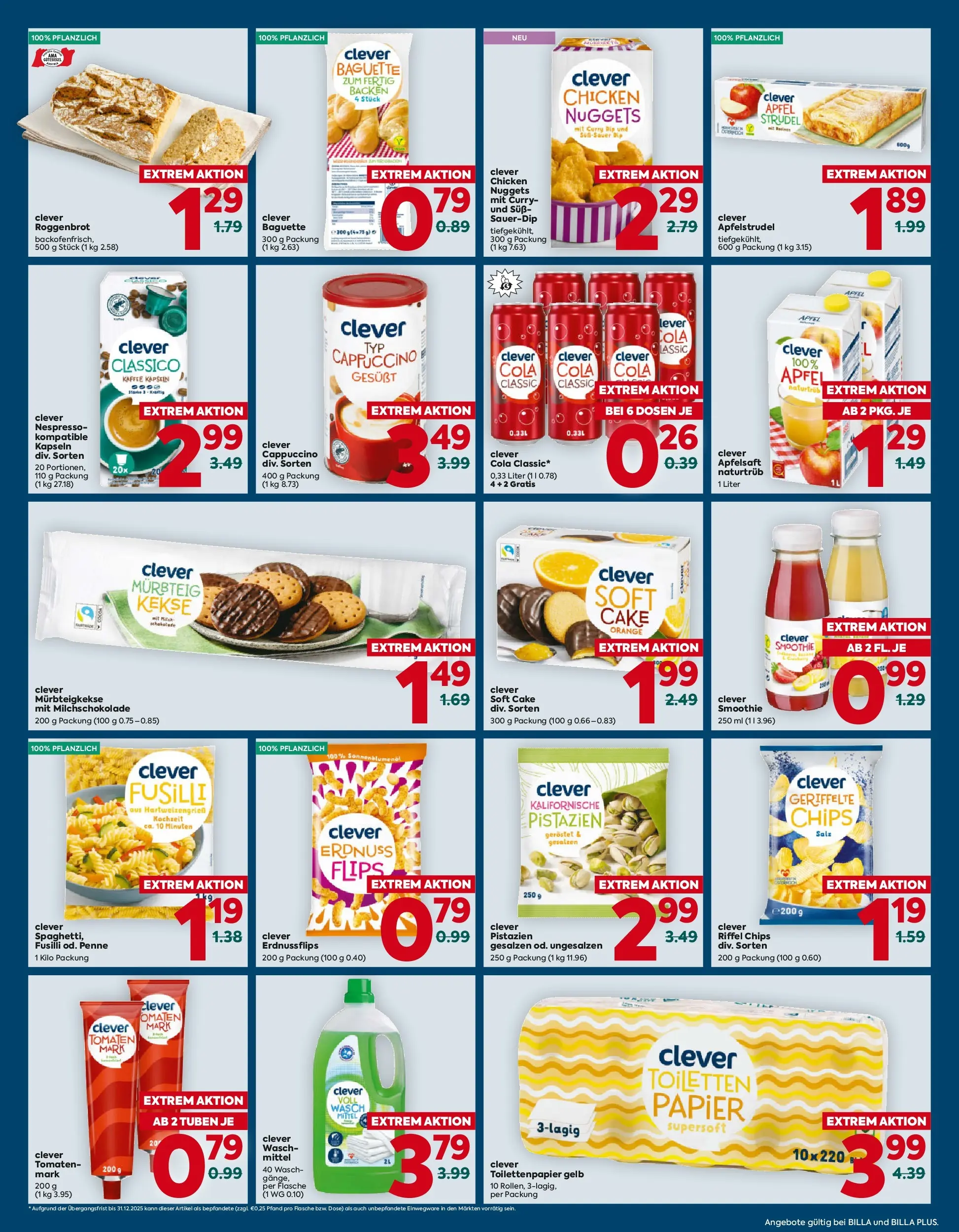 Billa - BILLA: Flugblatt gültig bei BILLA & BILLA PLUS ab 22.10.2025 - Angebote, Prospekt | Seite: 19 | Produkte: Salz, Jääkaappipakastin, Planche de surf, Tomaten