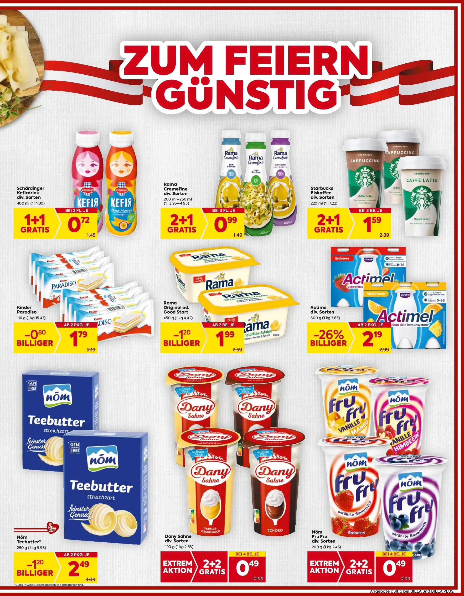 Billa - BILLA: Flugblatt gültig bei BILLA & BILLA PLUS ab 22.10.2025 - Angebote, Prospekt | Seite: 7 | Produkte: Sahne, Mango, Himbeere