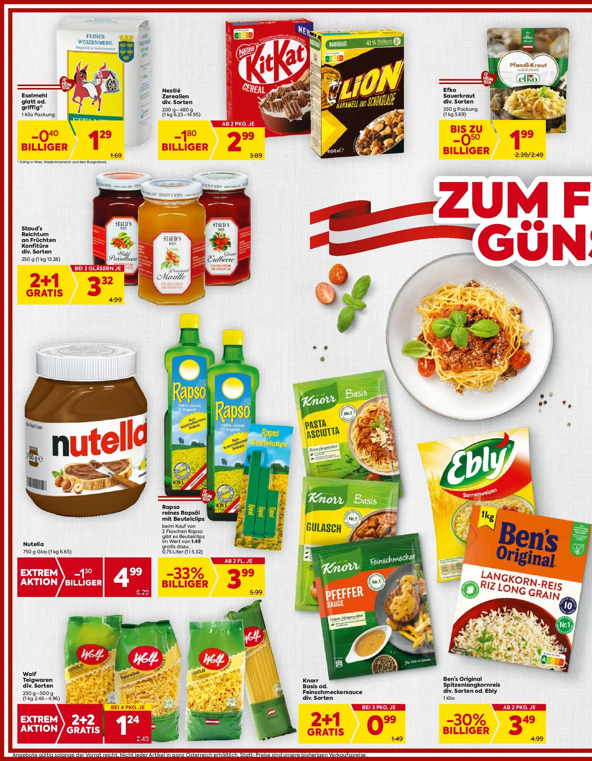 Billa - BILLA: Flugblatt gültig bei BILLA & BILLA PLUS ab 22.10.2025 - Angebote, Prospekt | Seite: 12 | Produkte: Pasta, Pfeffer, Schokolade