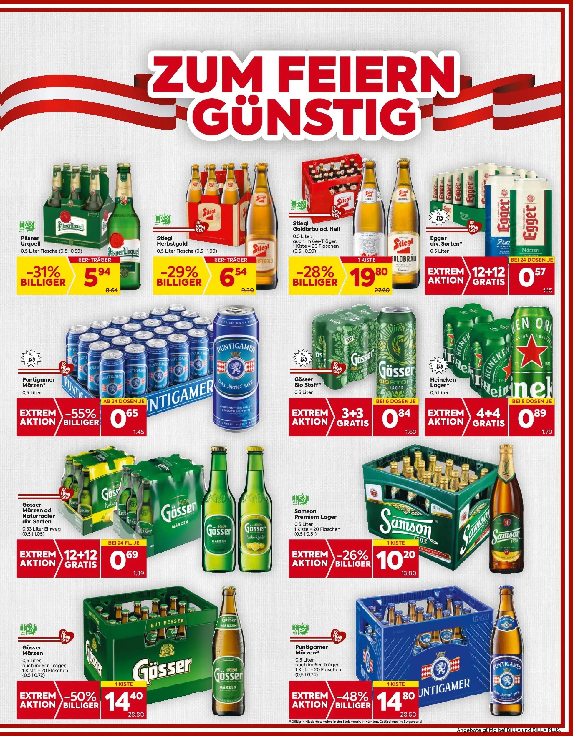 Billa - BILLA: Flugblatt gültig bei BILLA & BILLA PLUS ab 22.10.2025 - Angebote, Prospekt | Seite: 15 | Produkte: Bier