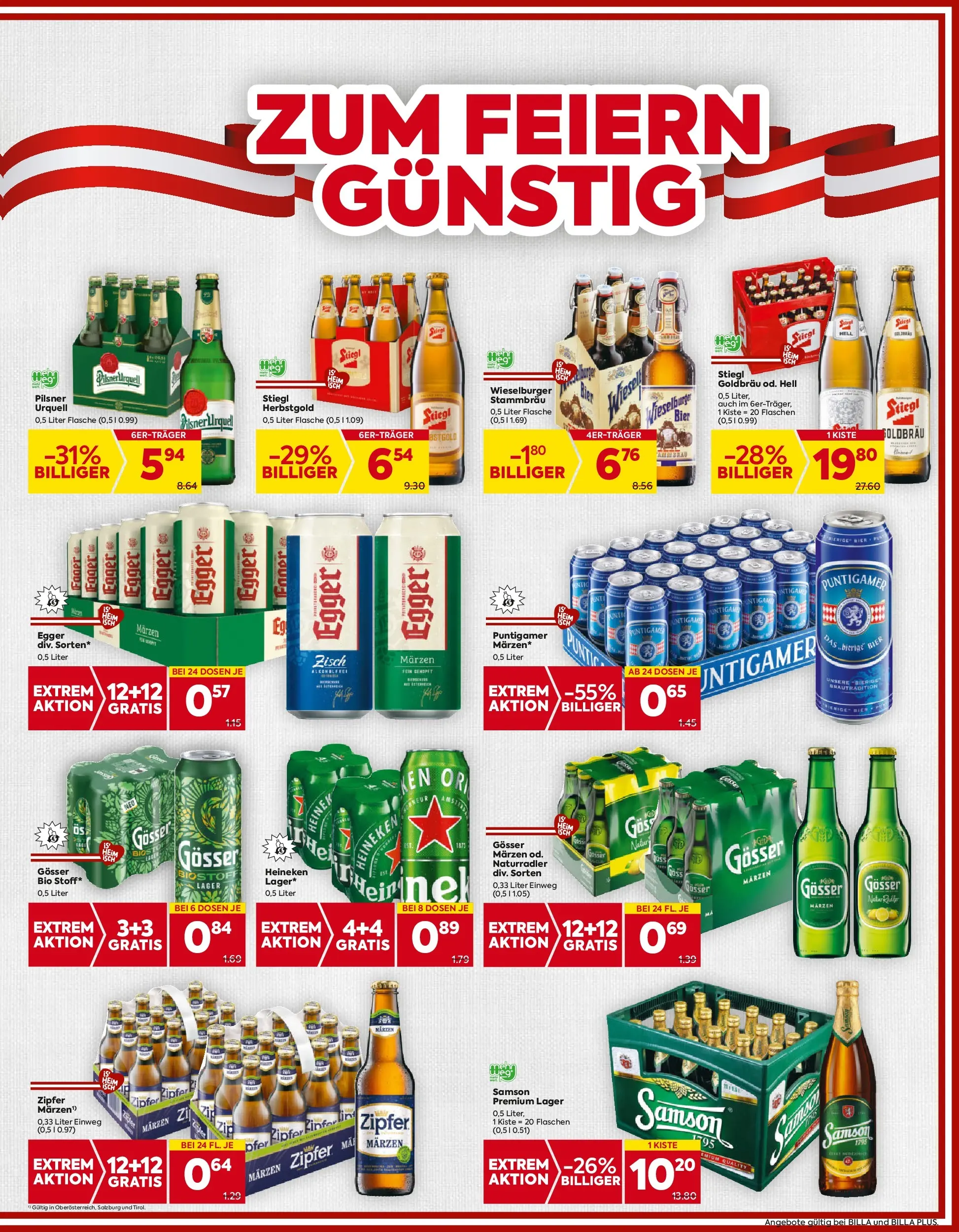 Billa - BILLA: Flugblatt gültig bei BILLA & BILLA PLUS ab 22.10.2025 - Angebote, Prospekt | Seite: 15 | Produkte: Wasser, Salz, Bier
