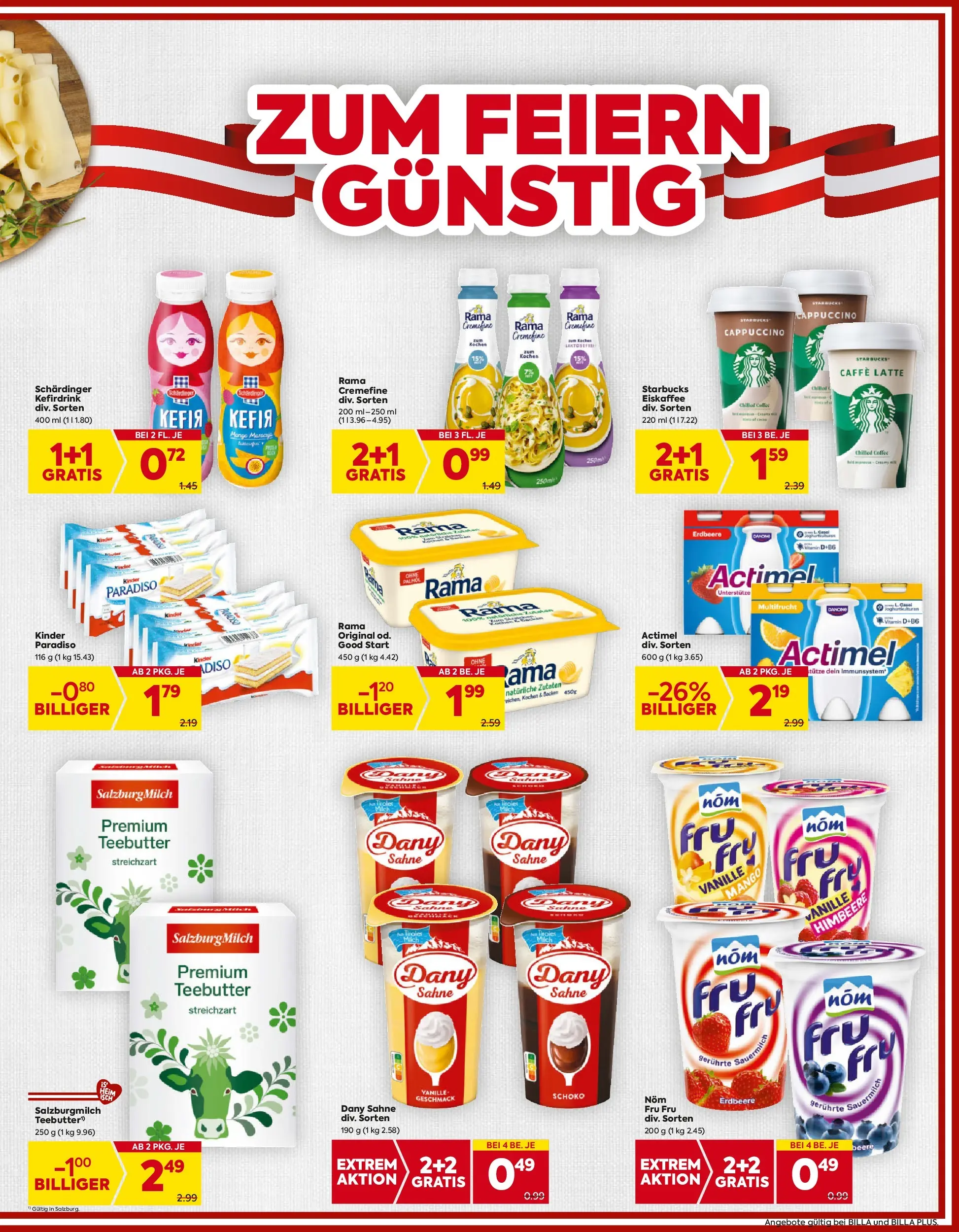 Billa - BILLA: Flugblatt gültig bei BILLA & BILLA PLUS ab 22.10.2025 - Angebote, Prospekt | Seite: 7 | Produkte: Sahne, Mango, Himbeere, Milch