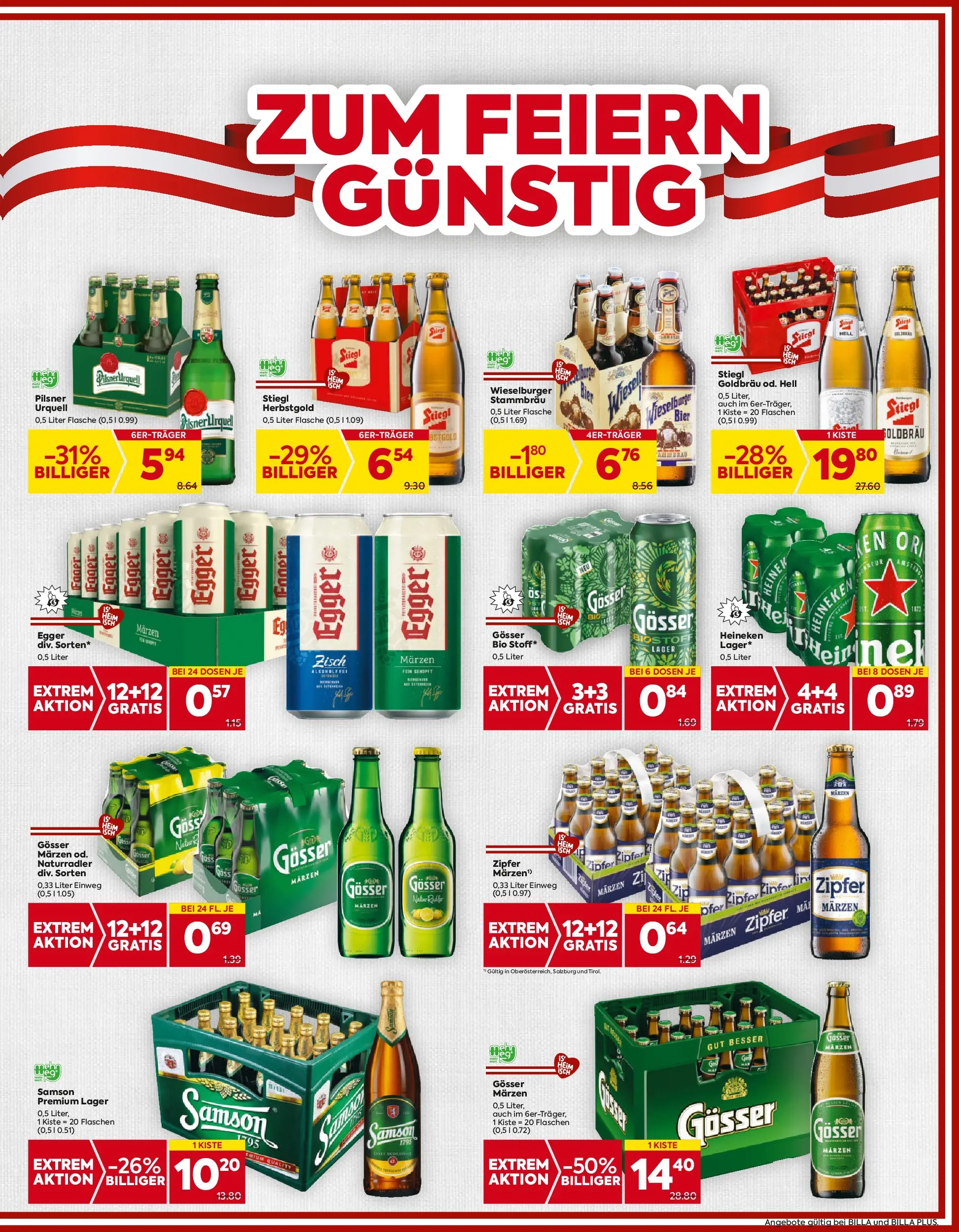 Billa - BILLA: Flugblatt gültig bei BILLA & BILLA PLUS ab 22.10.2025 - Angebote, Prospekt | Seite: 15 | Produkte: Salz, Bier