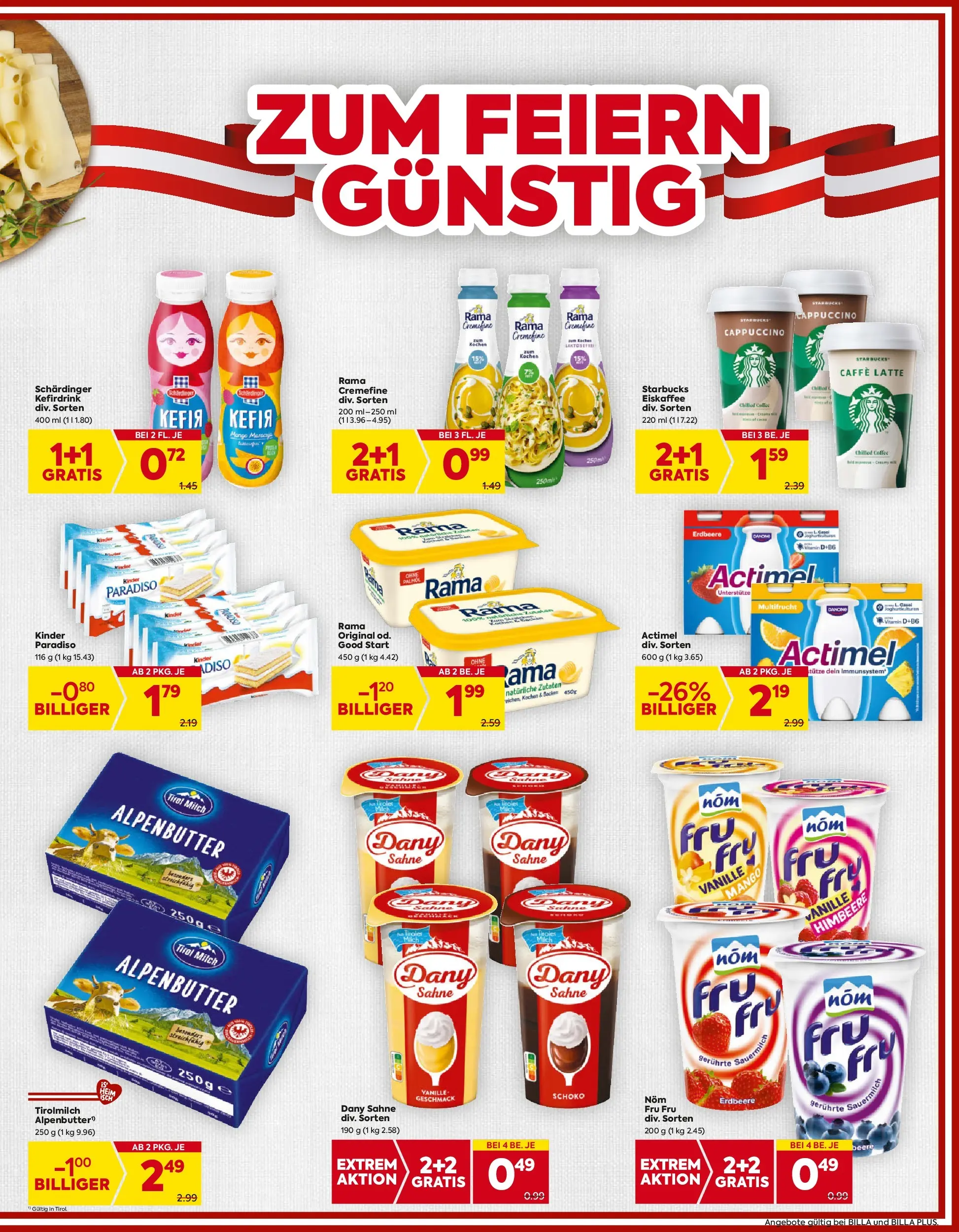 Billa - BILLA: Flugblatt gültig bei BILLA & BILLA PLUS ab 22.10.2025 - Angebote, Prospekt | Seite: 7 | Produkte: Sahne, Mango, Himbeere, Milch