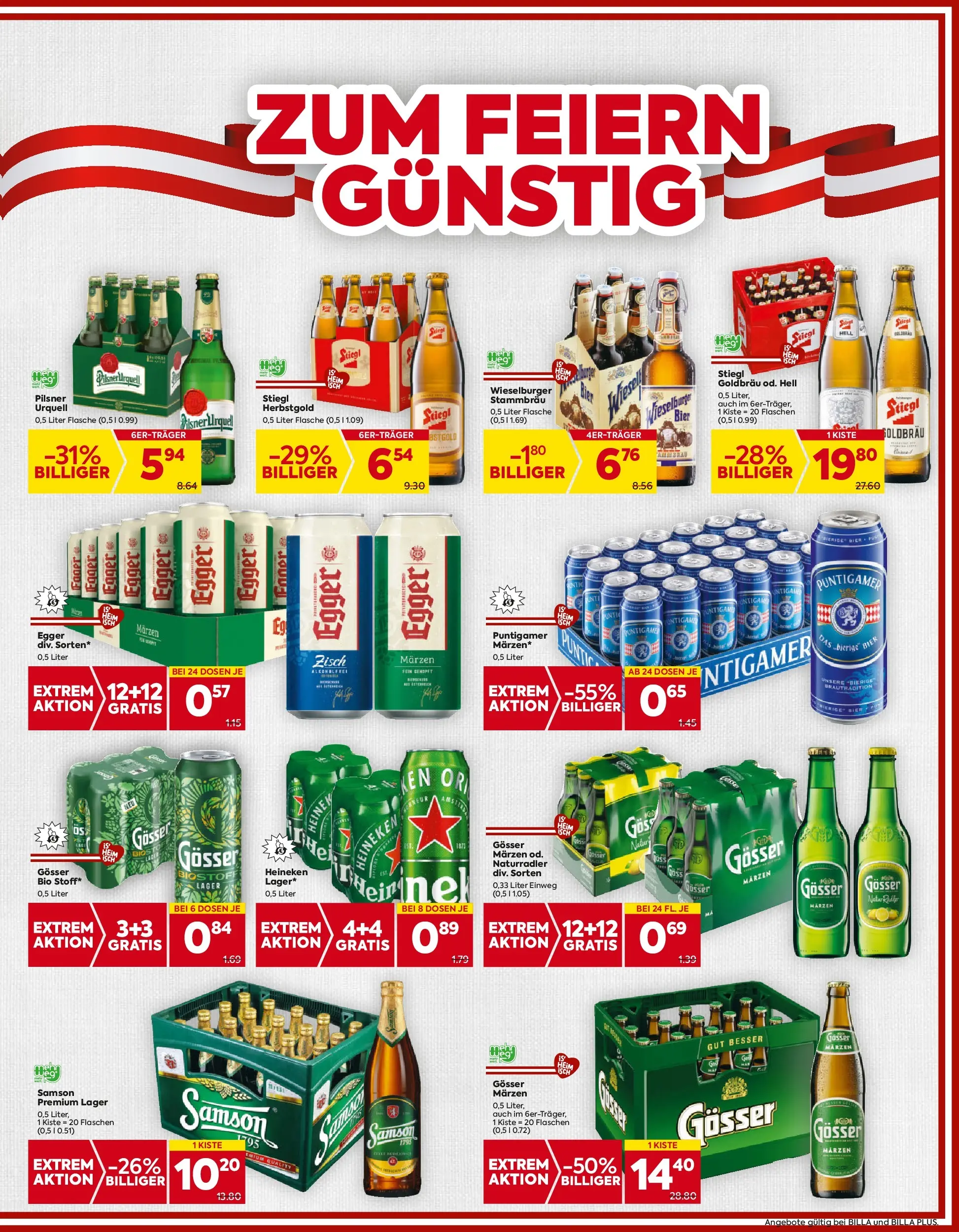 Billa - BILLA: Flugblatt gültig bei BILLA & BILLA PLUS ab 22.10.2025 - Angebote, Prospekt | Seite: 15 | Produkte: Bier