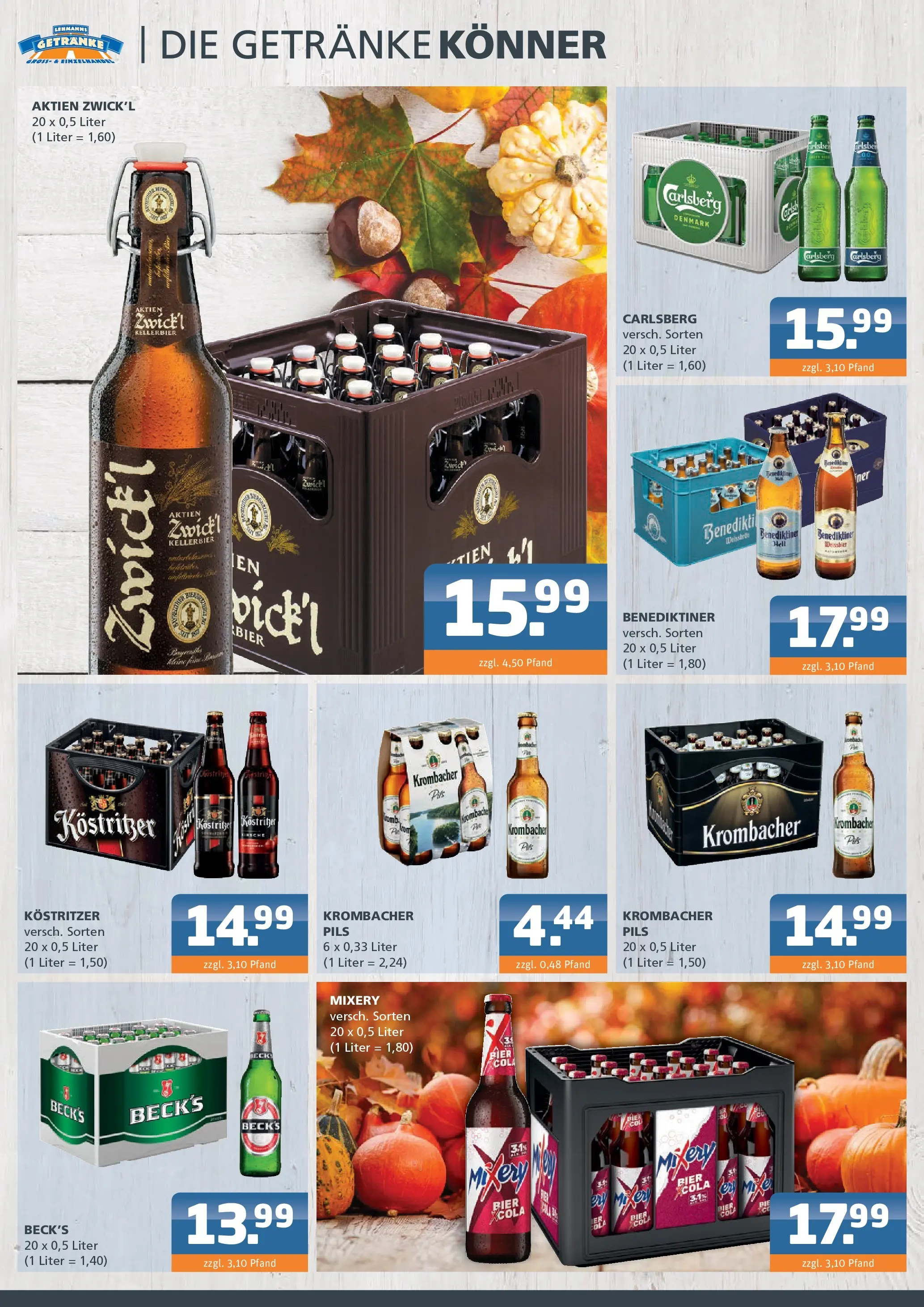 Entdecke - Getränke Lehmann: Getränkeangebote (ab 19.10.2025) zum Blättern | Seite: 2 | Produkte: Carlsberg, Cola, Bier, Krombacher