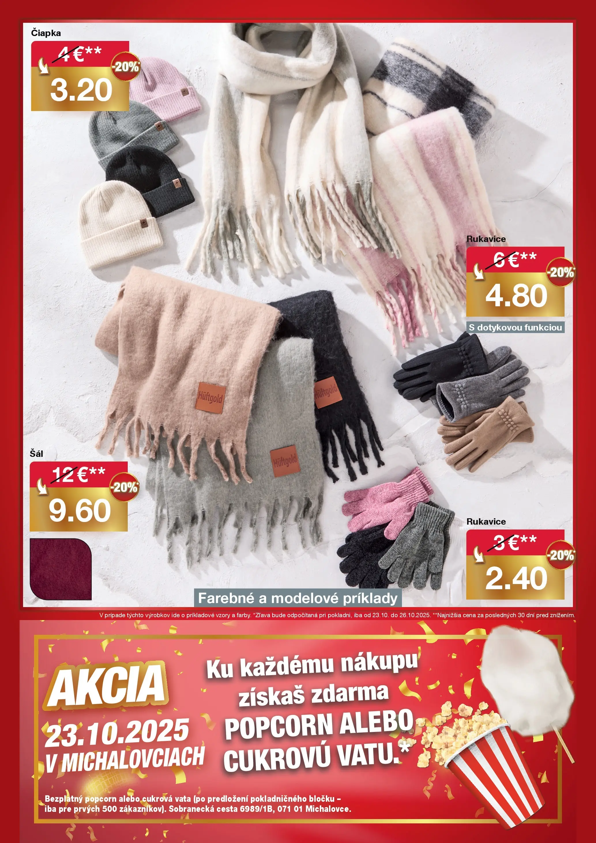Objavte - Woolworth: Ahoj Michalovce od 16.10.2025 » aktuálna akcia | Strana: 5 | Produkty: Čiapka, Rukavice