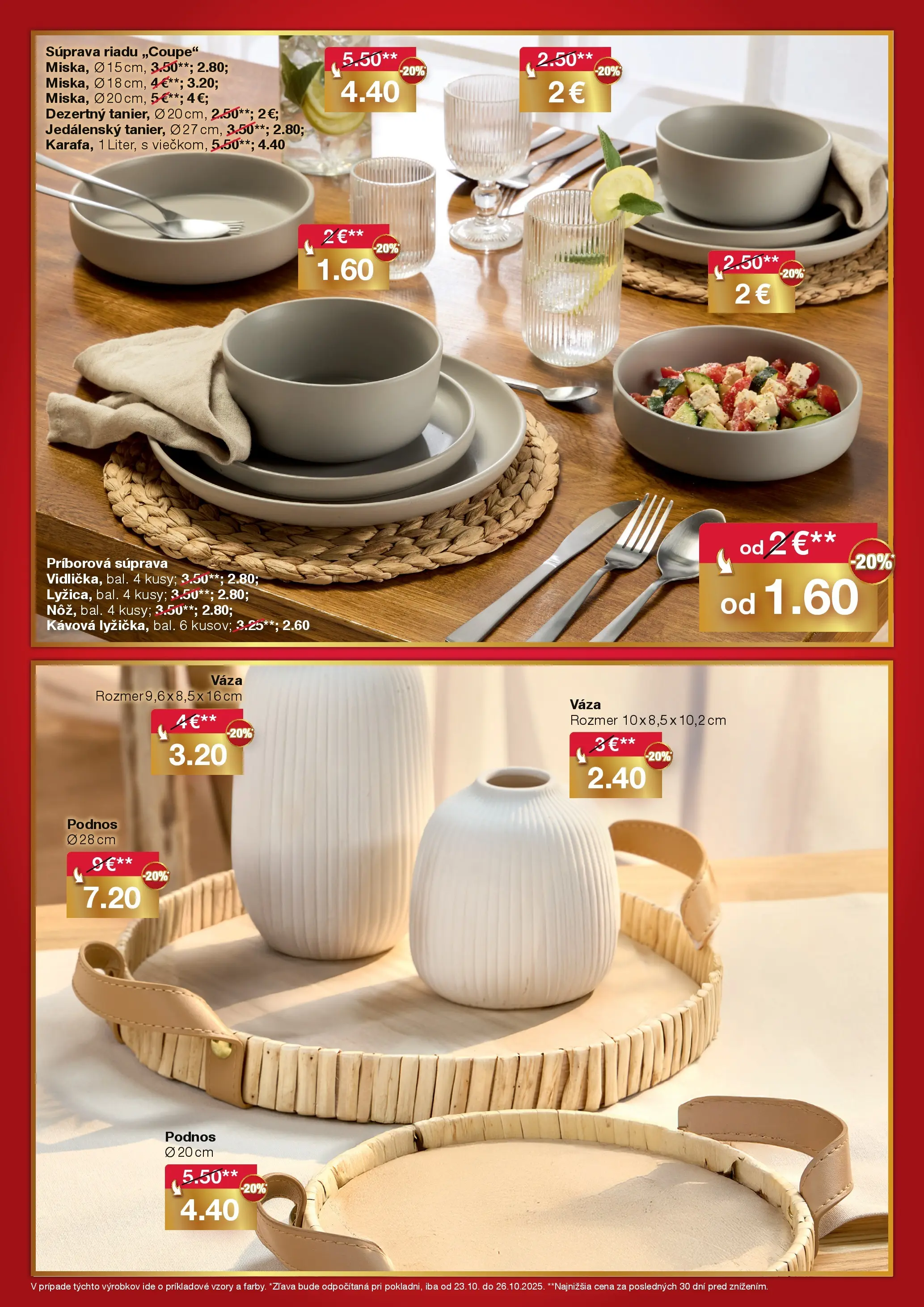 Objavte - Woolworth: Ahoj Michalovce od 16.10.2025 » aktuálna akcia | Strana: 10 | Produkty: Váza