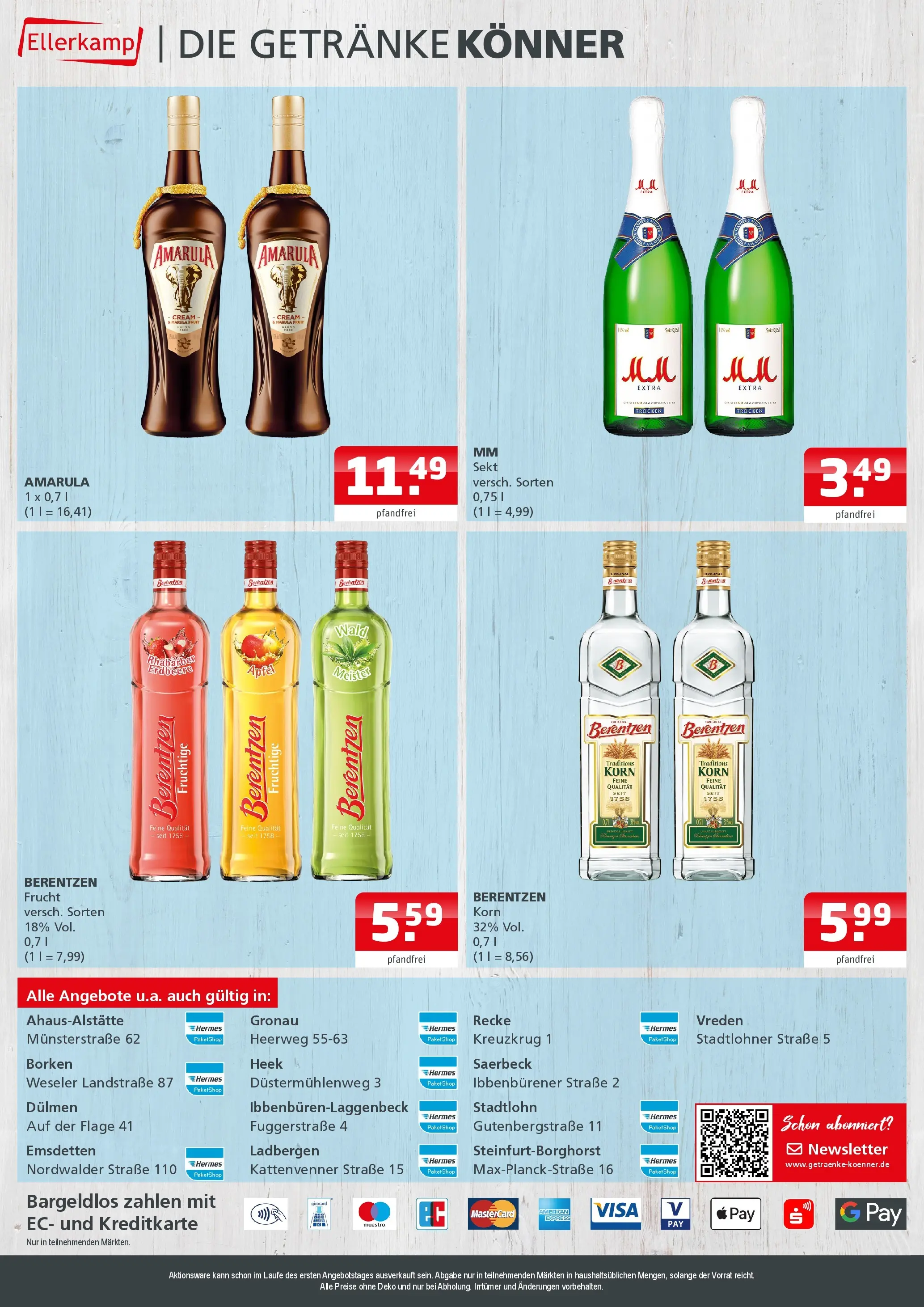 Entdecke - Getränke Ellerkamp: Getränkeangebote (ab 19.10.2025) zum Blättern | Seite: 4 | Produkte: Mühle, Wiener wurstchen, Weißwurst, Schinken