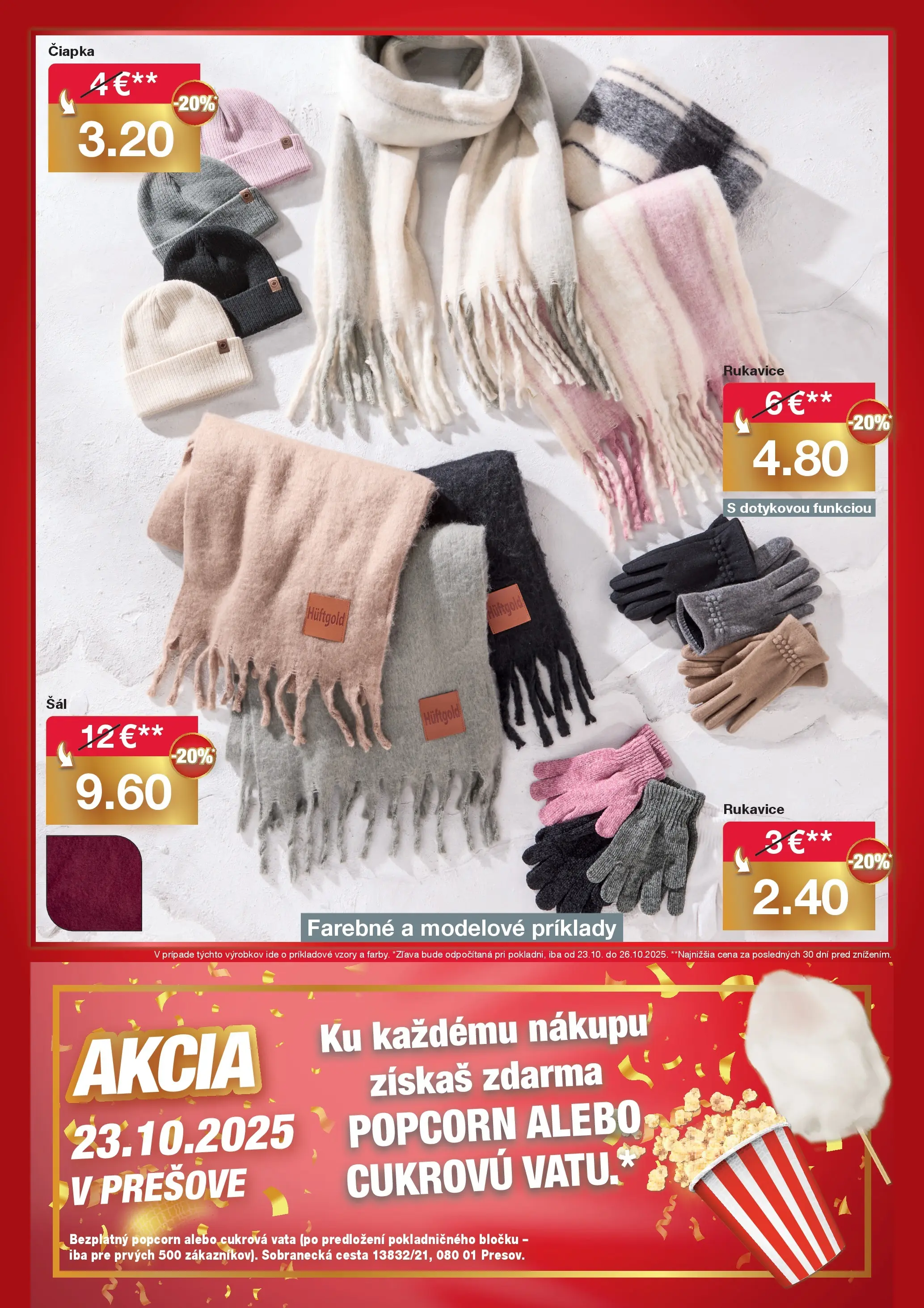 Objavte - Woolworth: Ahoj Presov od 16.10.2025 » aktuálna akcia | Strana: 5 | Produkty: Čiapka, Rukavice