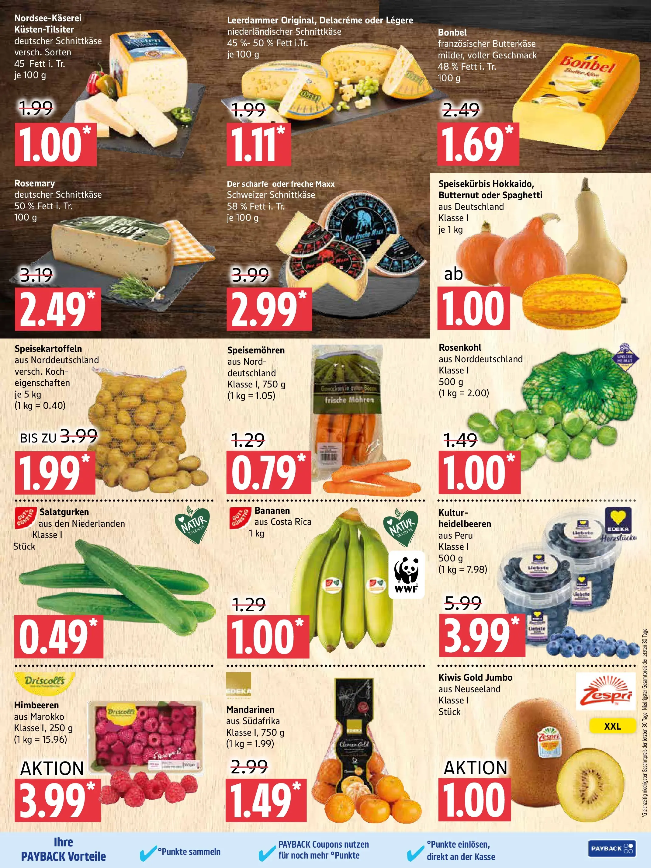 Marktkauf - Marktkauf: Wochenangebote (ab 19.10.2025) » Angebote online | Seite: 3 | Produkte: Himbeeren, Leerdammer, Mohren, Heidelbeeren