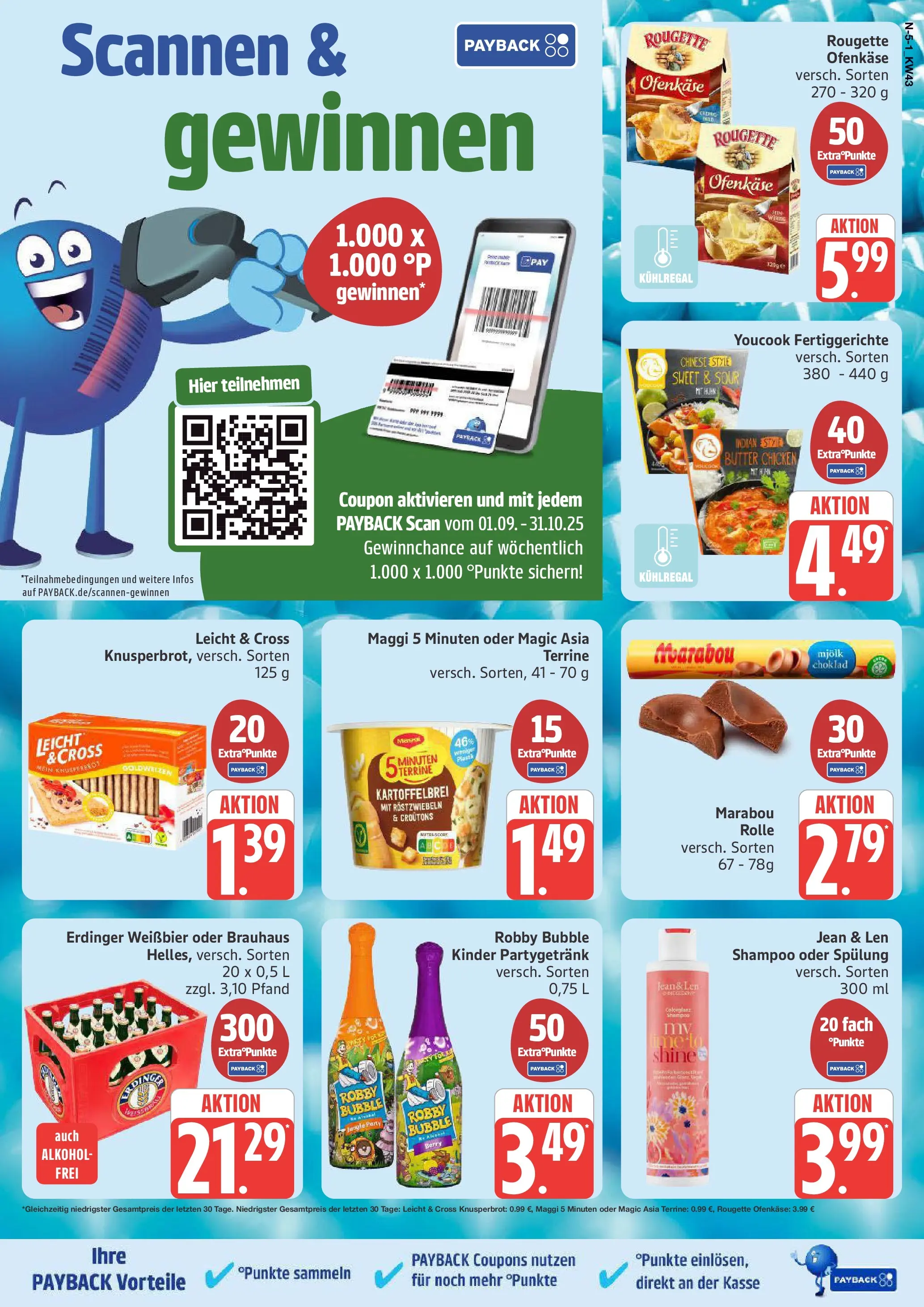 Marktkauf - Marktkauf: Wochenangebote (ab 19.10.2025) » Angebote online | Seite: 5 | Produkte: Weißbier, Shampoo, Spülung, Fertiggerichte