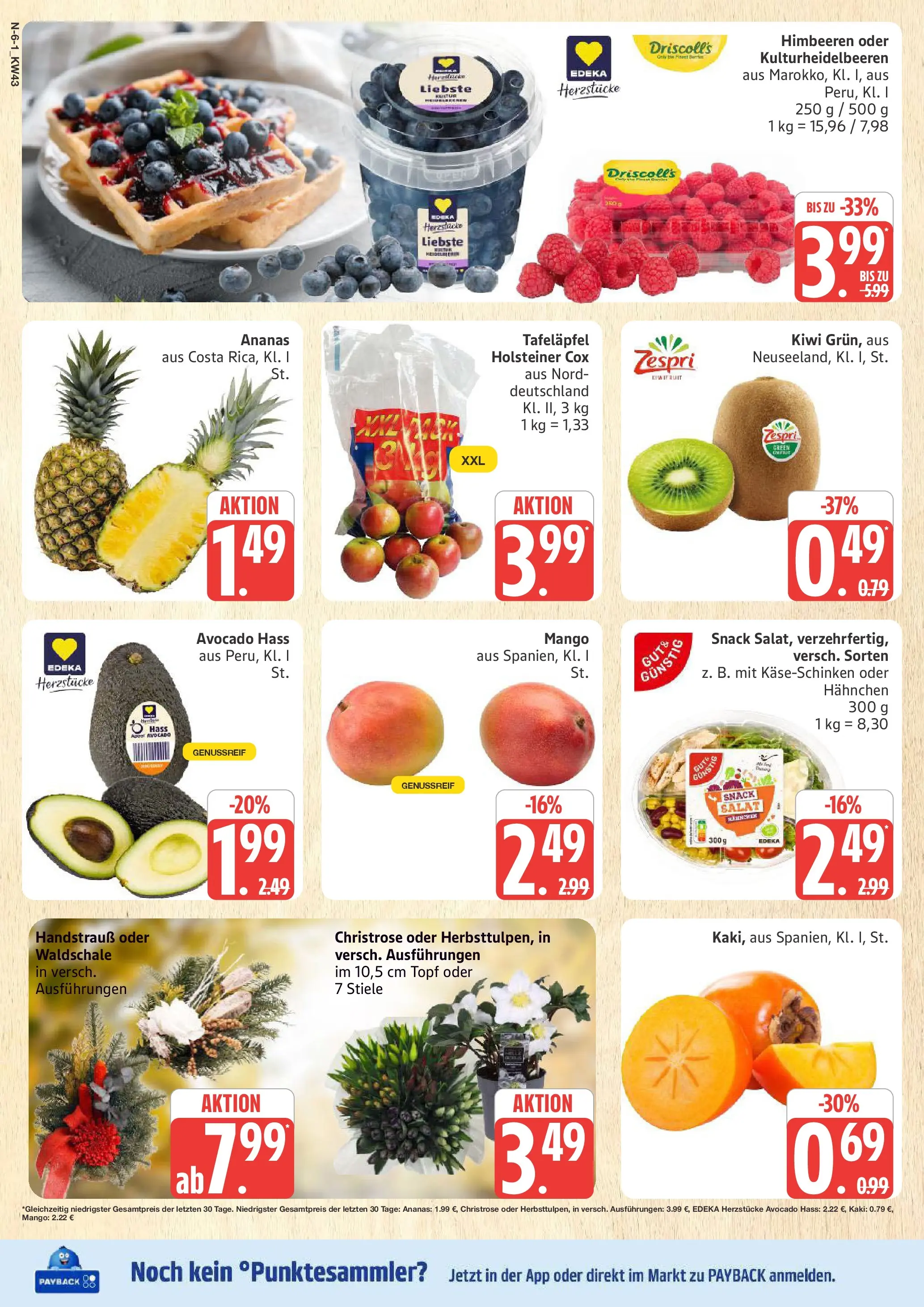 Marktkauf - Marktkauf: Wochenangebote (ab 19.10.2025) » Angebote online | Seite: 6 | Produkte: Hahnchen, Ananas, Mango, Salat