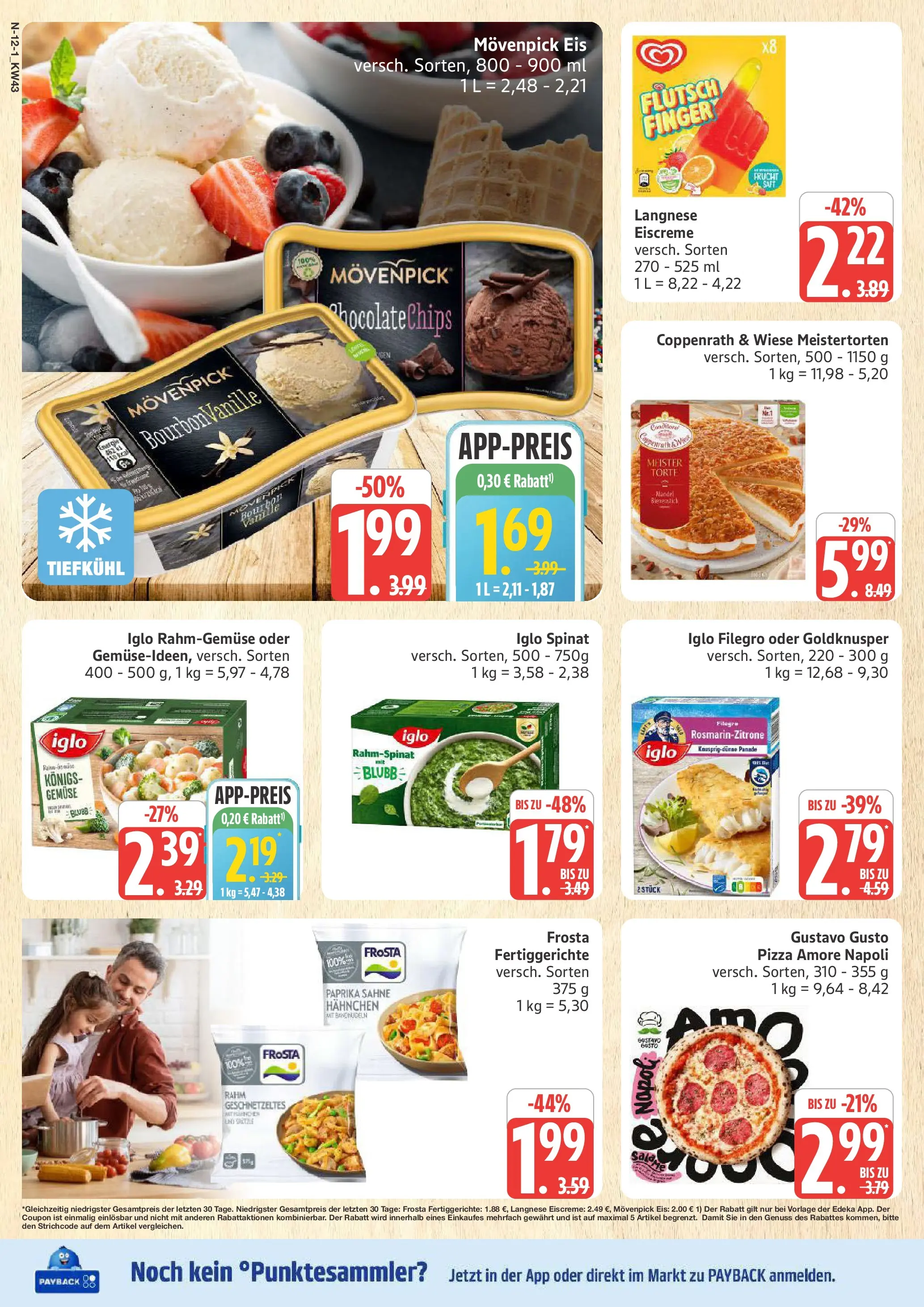 Marktkauf - Marktkauf: Wochenangebote (ab 19.10.2025) » Angebote online | Seite: 12 | Produkte: Langnese, Iglo, Movenpick eis, Saft