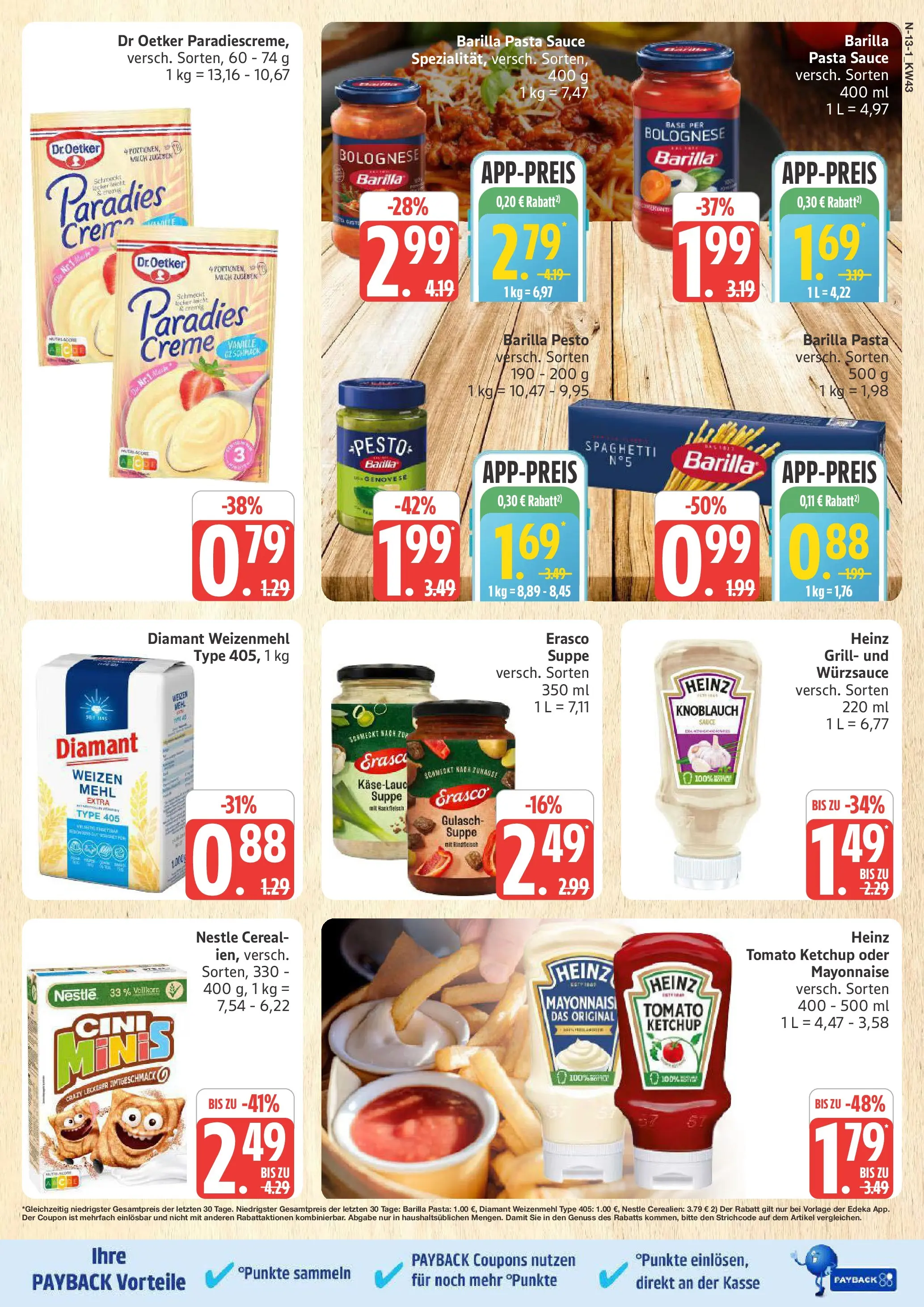 Marktkauf - Marktkauf: Wochenangebote (ab 19.10.2025) » Angebote online | Seite: 13 | Produkte: Grill, Barilla pesto, Weizenmehl, Erasco