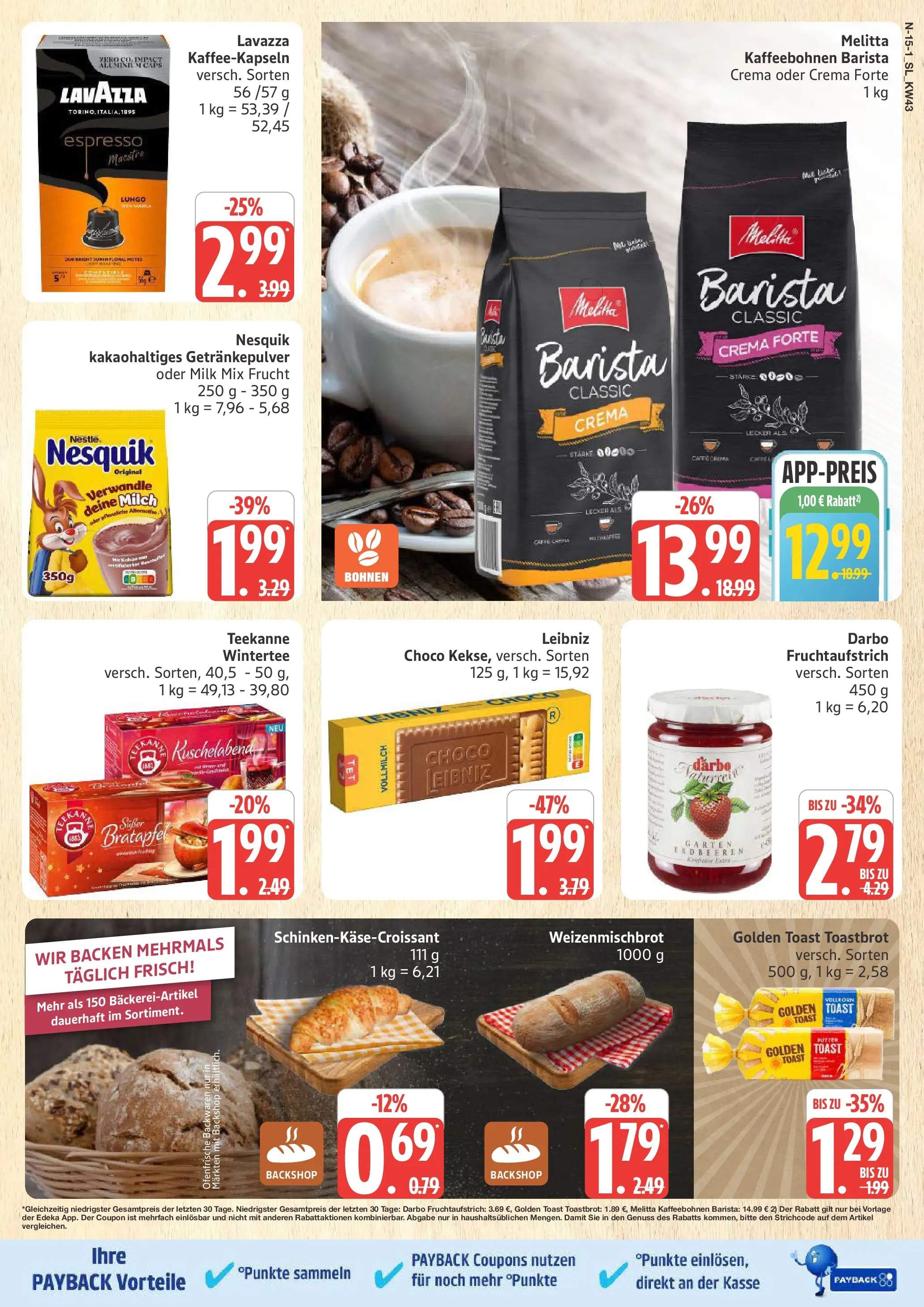 Marktkauf - Marktkauf: Wochenangebote (ab 19.10.2025) » Angebote online | Seite: 15 | Produkte: Milch, Toast, Toastbrot, Teekanne