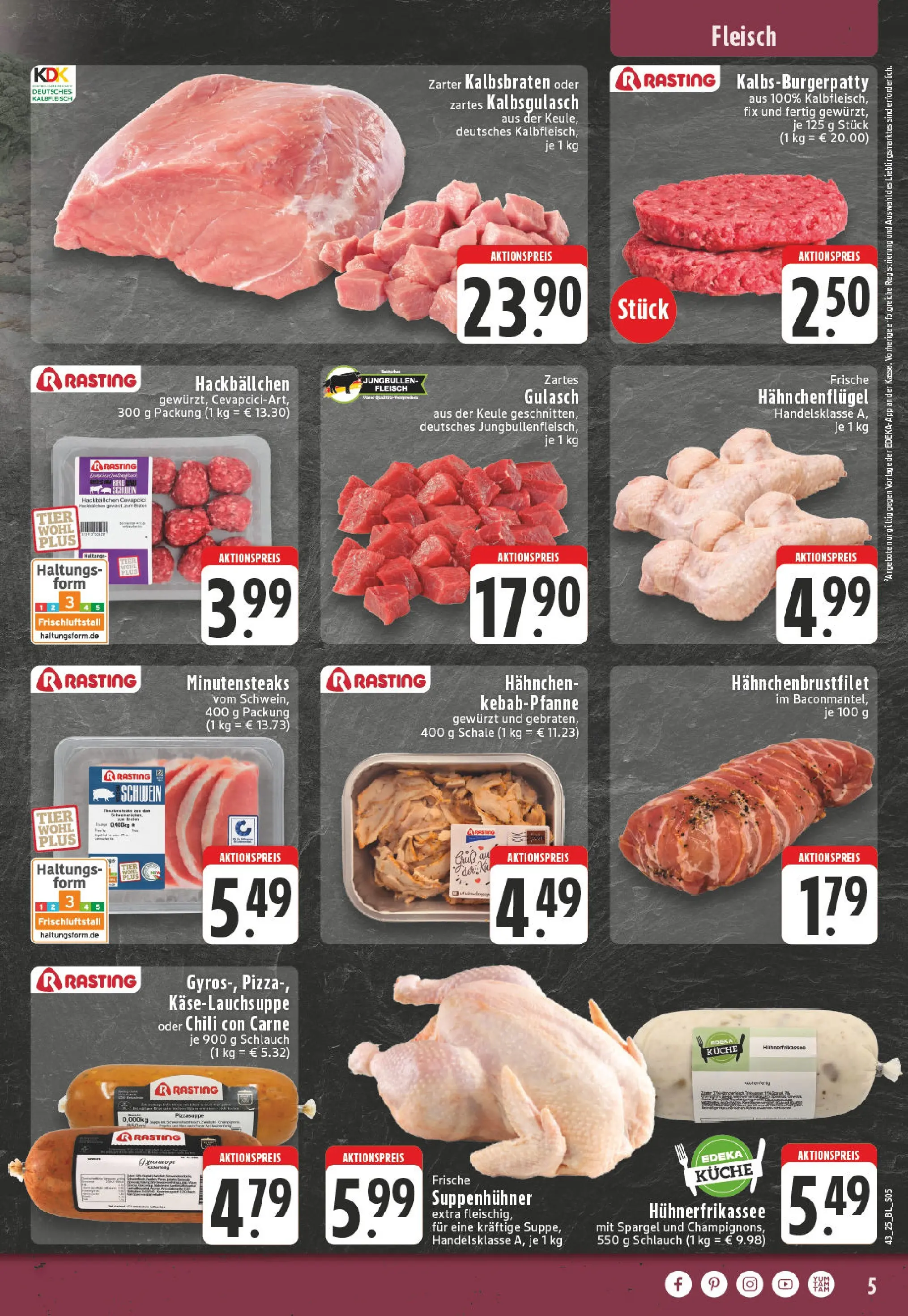 Edeka prospekt Solingen	 (ab 19.10.2025) » Angebote Online | Seite: 5 | Produkte: Spargel, Chili, Steak, Fleisch