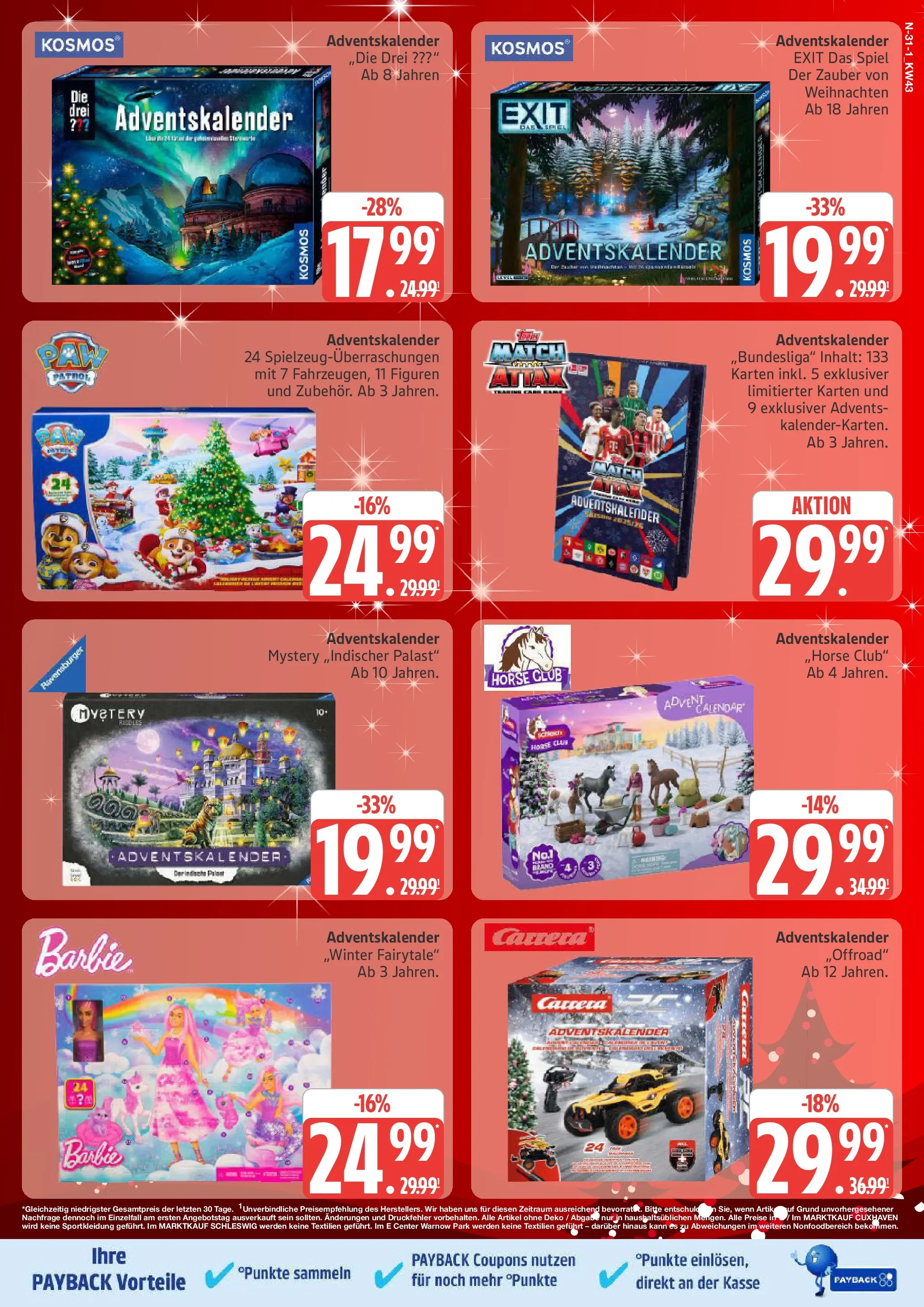 Marktkauf - Marktkauf: Wochenangebote (ab 19.10.2025) » Angebote online | Seite: 31 | Produkte: Spiel